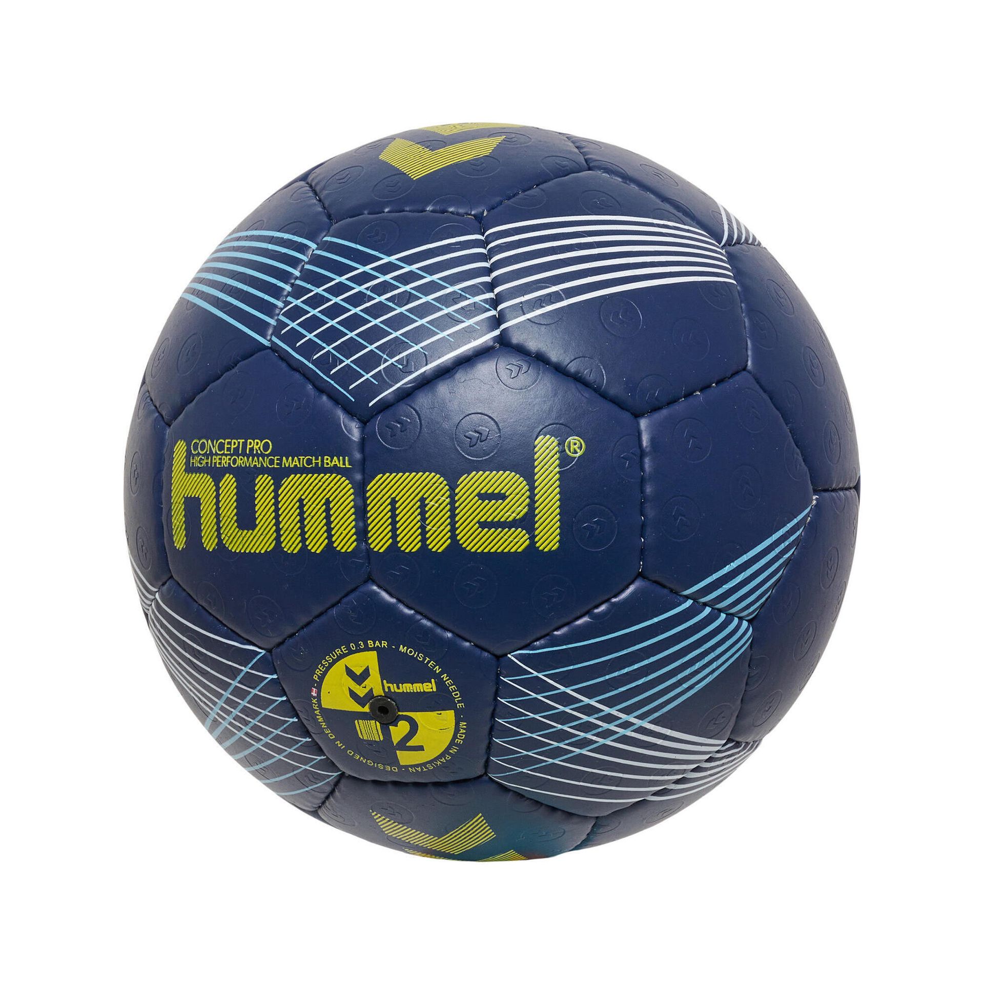 Piłka do piłki ręcznej Hummel Concept Pro HB marine/yellow rozmiar 2
