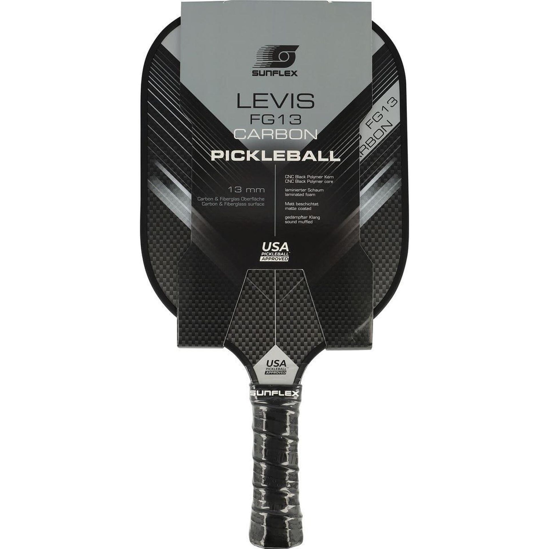 Rakieta do Pickleball SUNFLEX Levis FG13 Carbon 53522