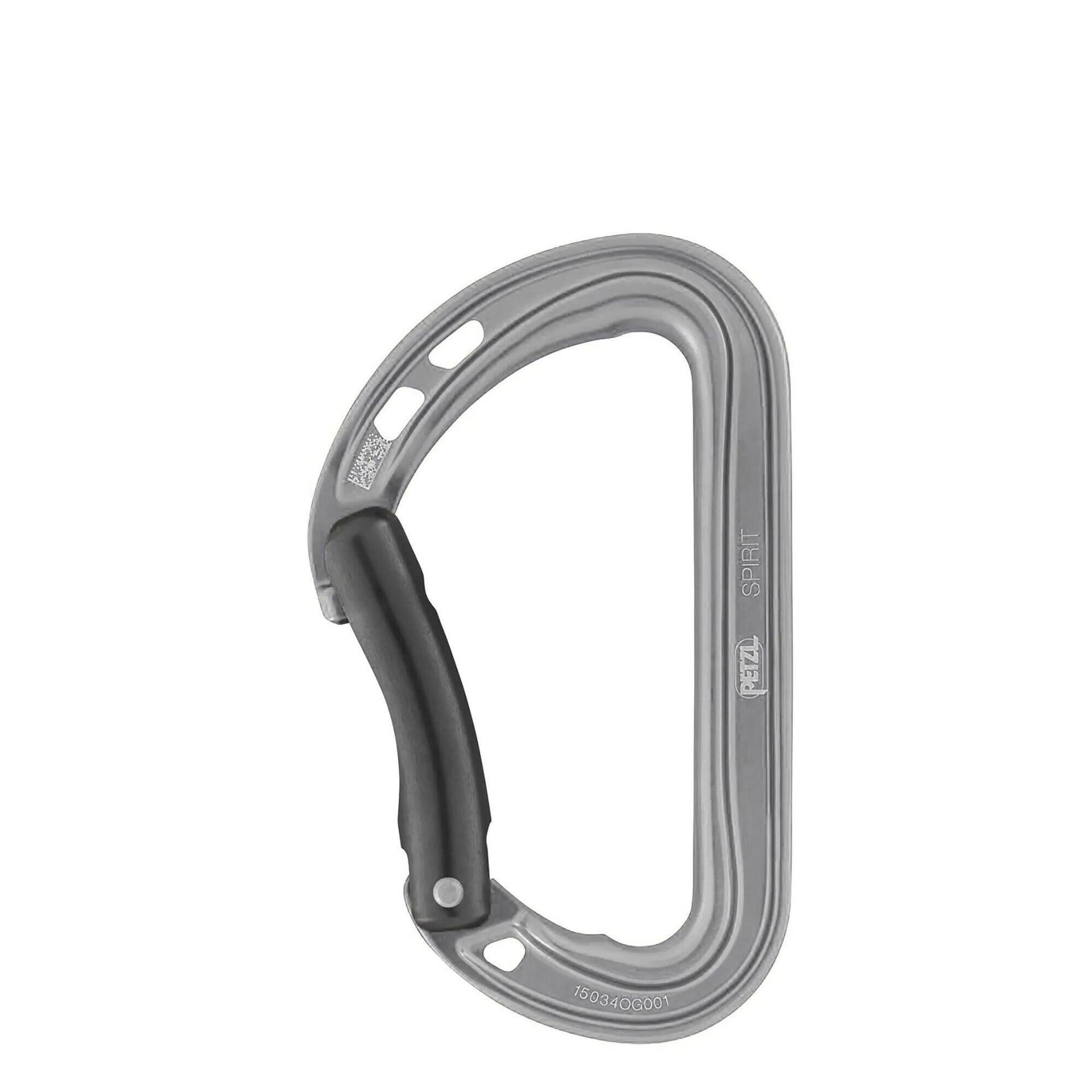 Karabinek wspinaczkowy Petzl Spirit - grey/grey
