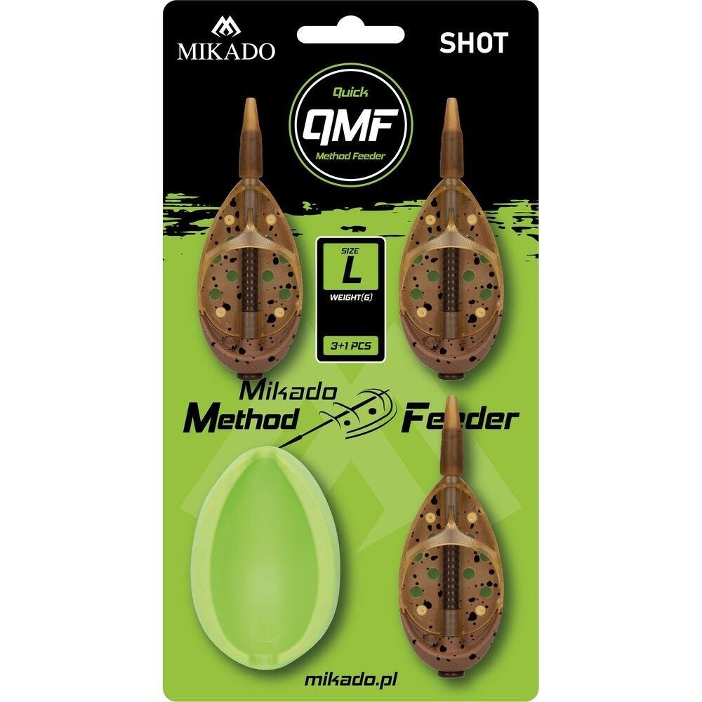 Koszyk do metody MIKADO Feeder Shot Q.M.F. L 3x50g + Foremka