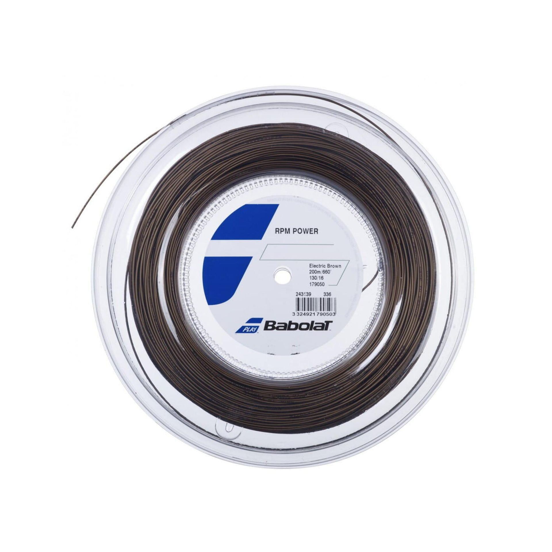 Naciąg Babolat RPM POWER szpula 200 m. brązowy