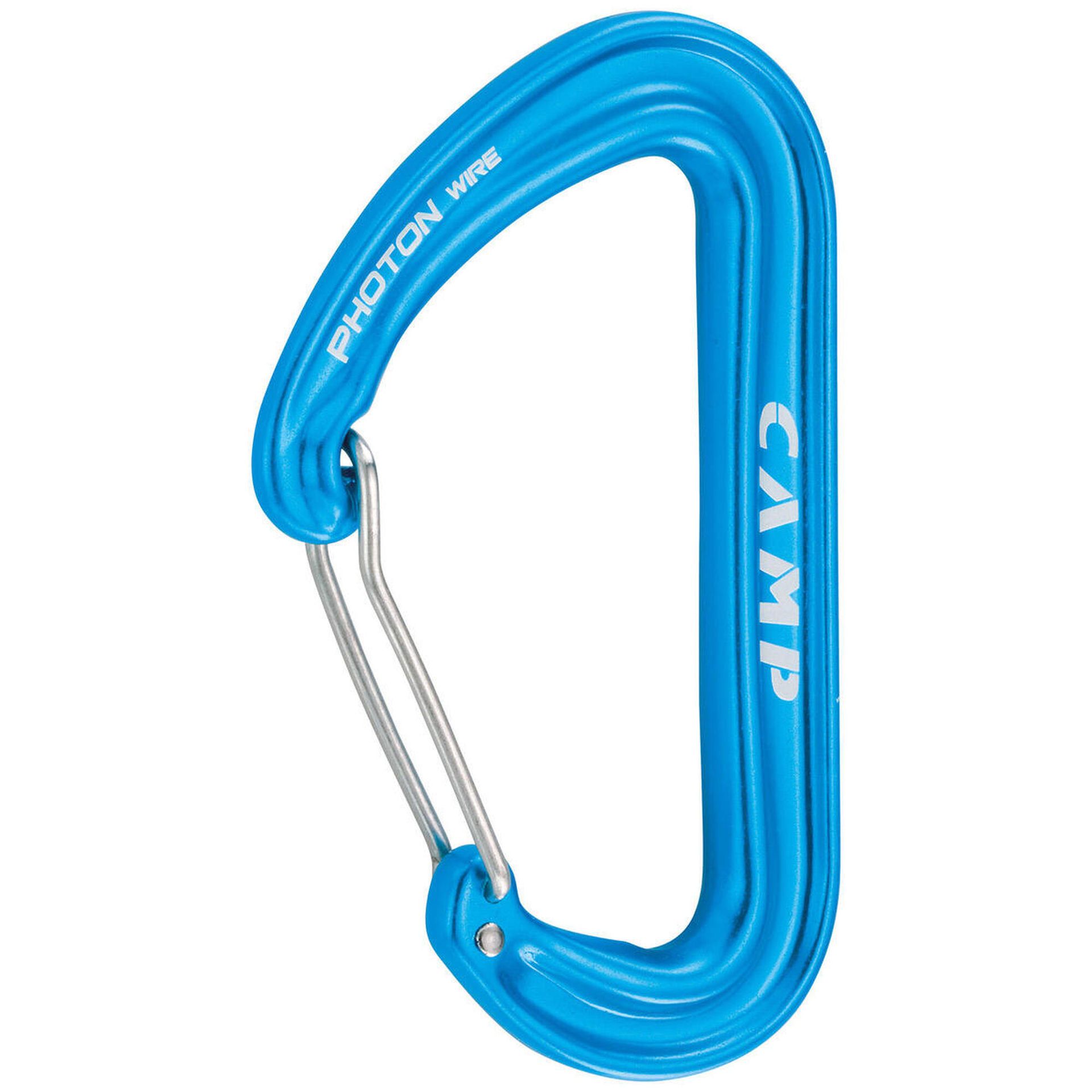 Camp Photon Wire Karabinek, light blue 2021 Karabinki niezakręcane 247001