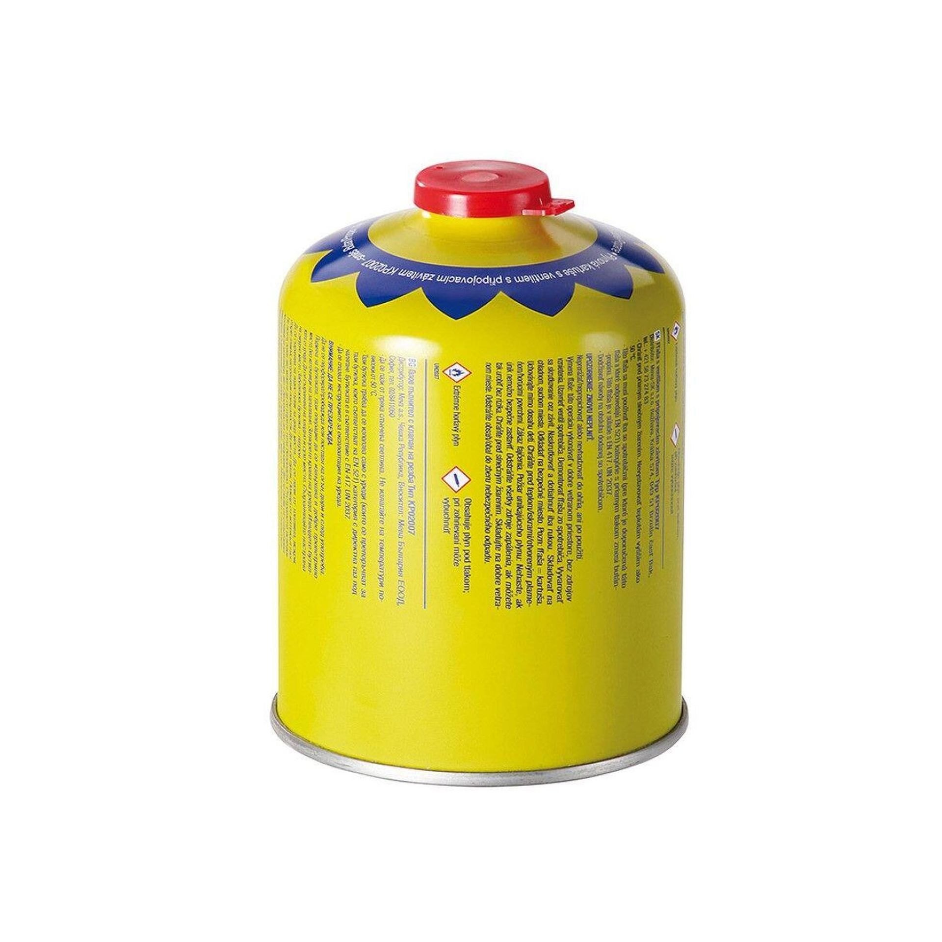 Kartusz wkład nabój gazowy do kuchenki palnika na gaz gwint 7/16 450g
