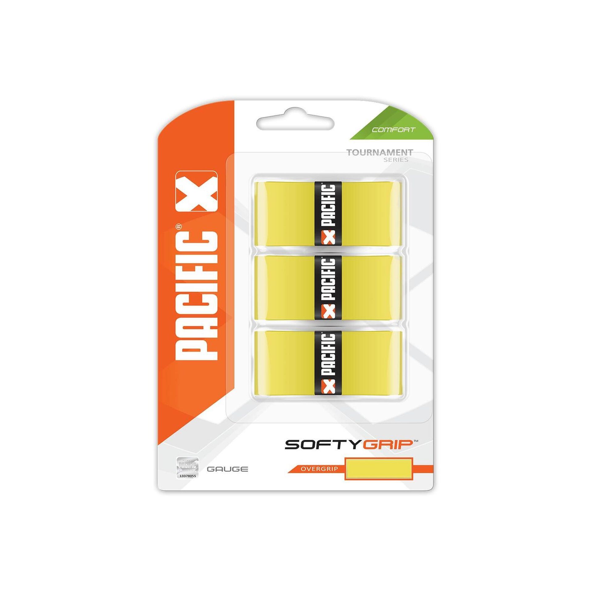 Pacific Softy Grip trójpak, żółty, jeden rozmiar PC-3780.00.40
