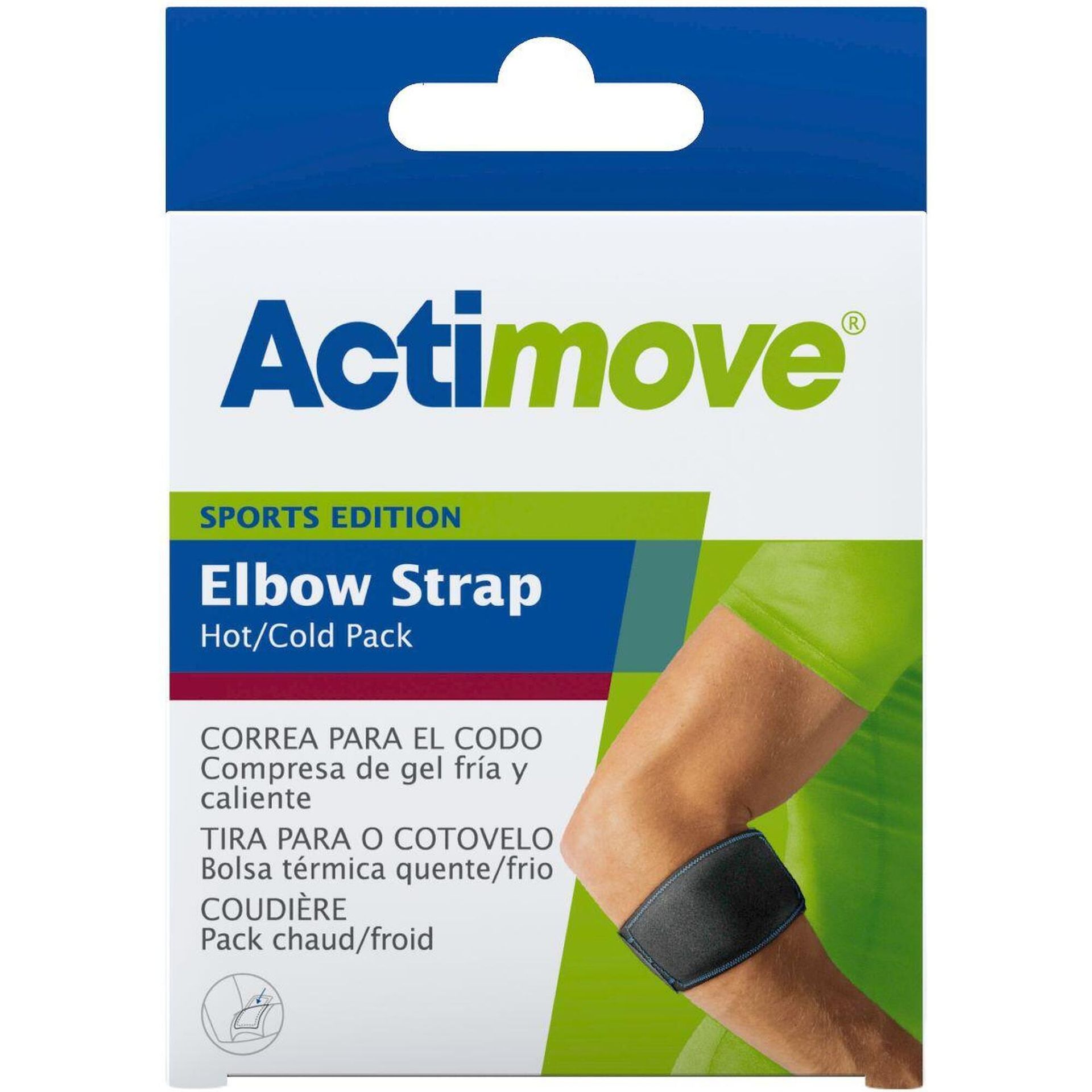 ESSITY Actimove SPORTS EDITION opaska na łokieć z kompresem żelowym regulowana rozmiar uniwersalny