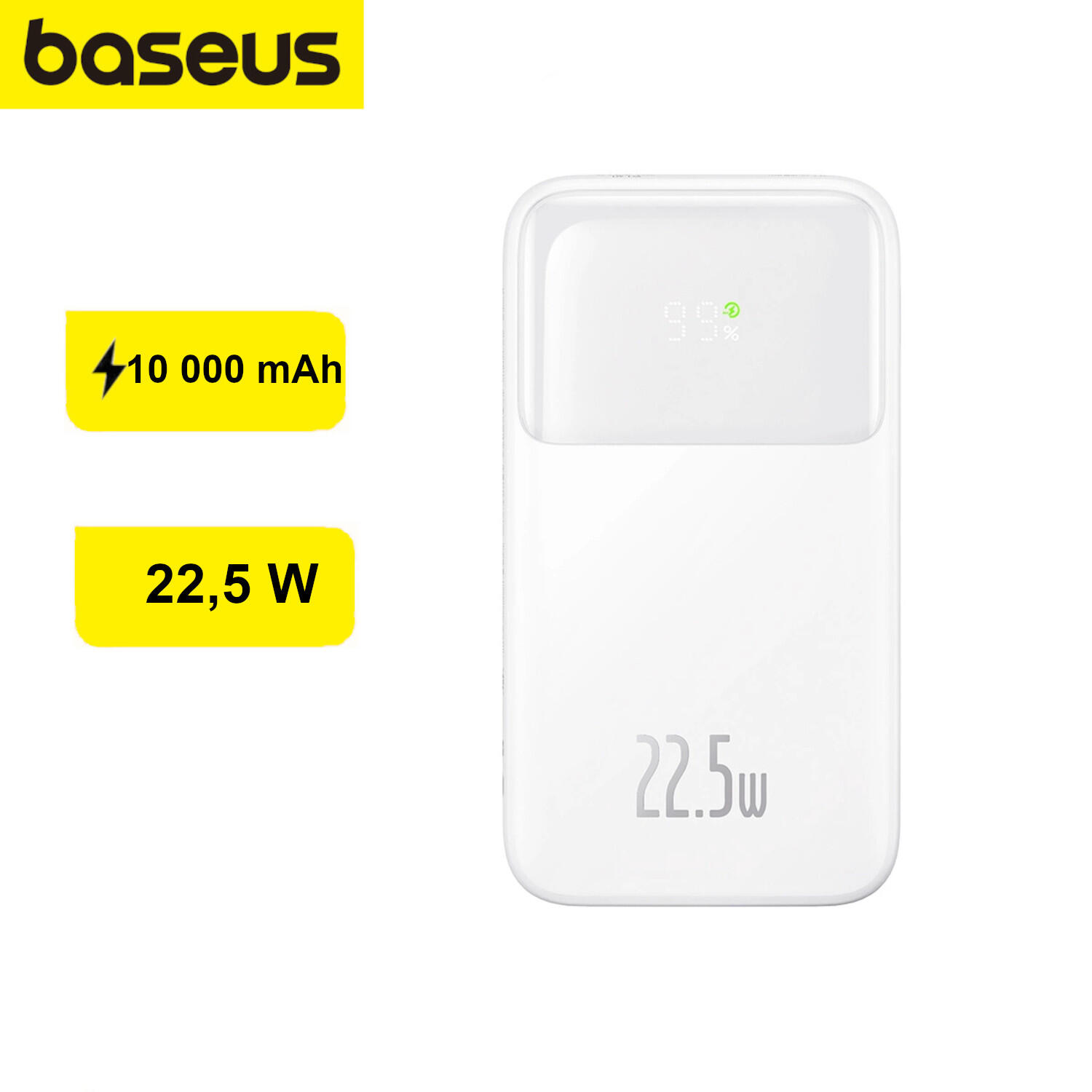 Powerbank Baseus Comet 10000mAh 22.5W (biały)
