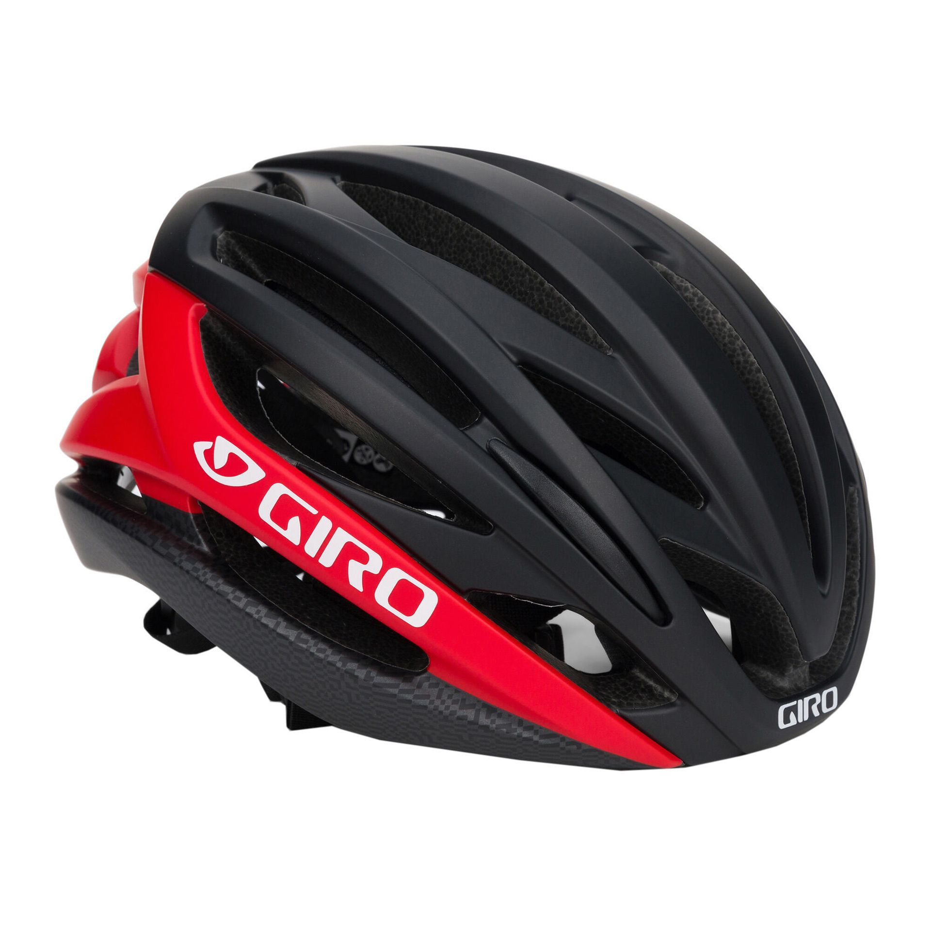 Giro Syntax rower wyścigowy kask rowerowy czarny/czerwony 2019, M (55-59cm) (GIHSYTX5M)