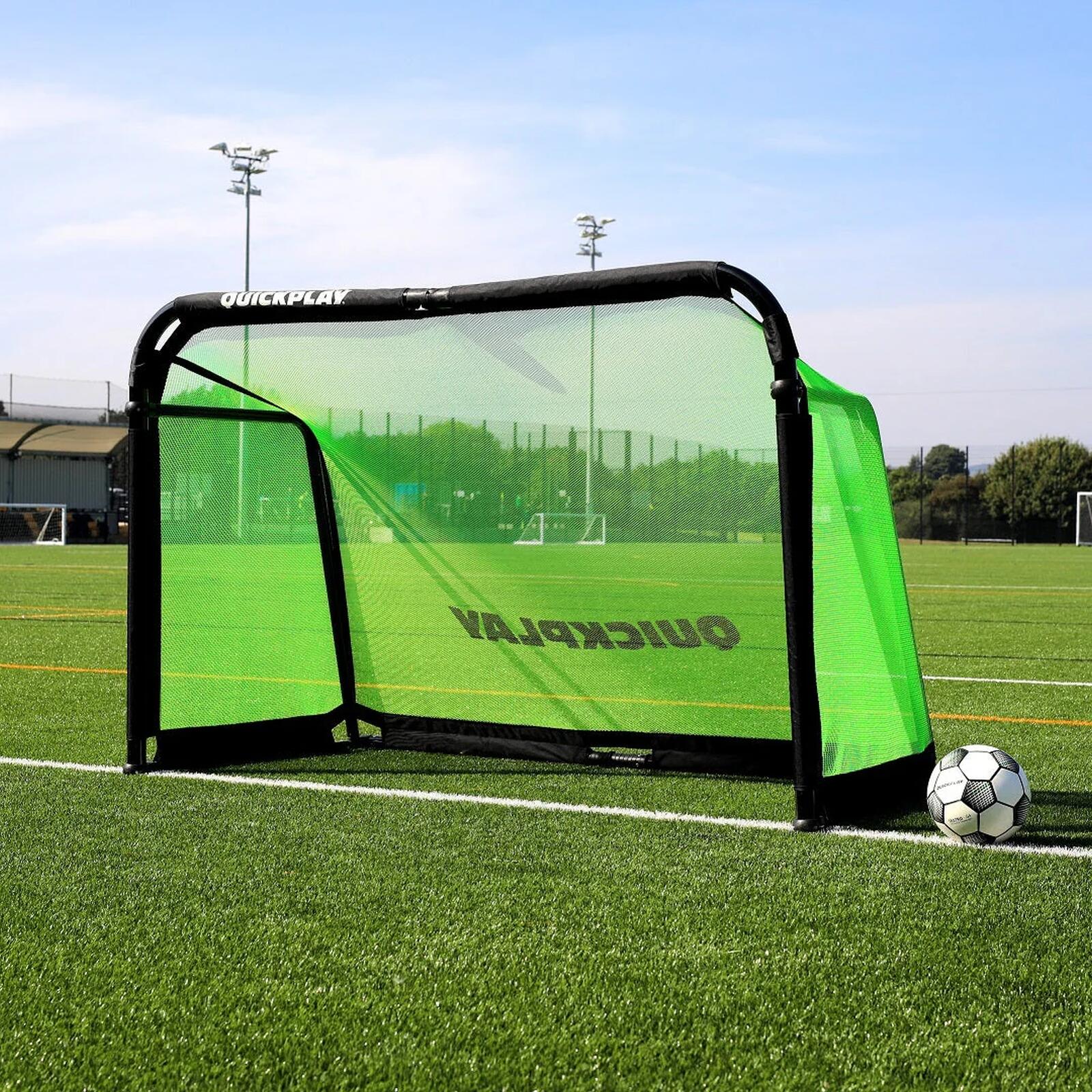 Bramka do piłki nożnej Quickplay Pro Alu Training 150 x 100 cm black/green WYSYŁKA W 24H 30 DNI NA ZWROT