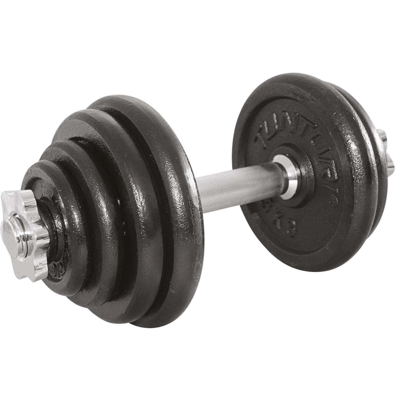 Tunturi zestaw krótkich hantli 15 kg, 14tuscl235 14TUSCL235