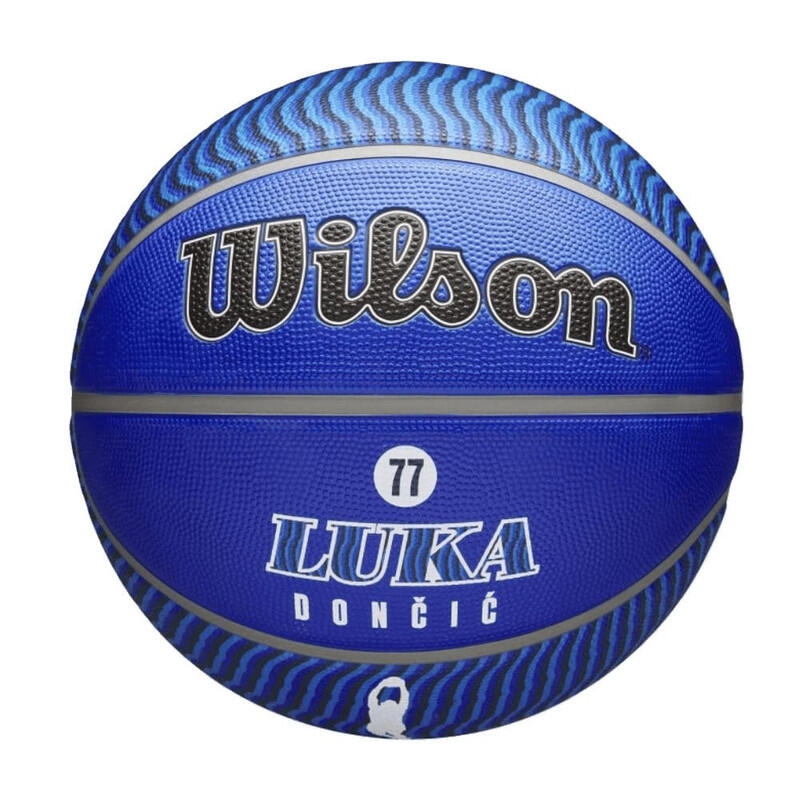 Piłka do koszykówki Wilson NBA Player Icon Outdoor Luka blue rozmiar 7