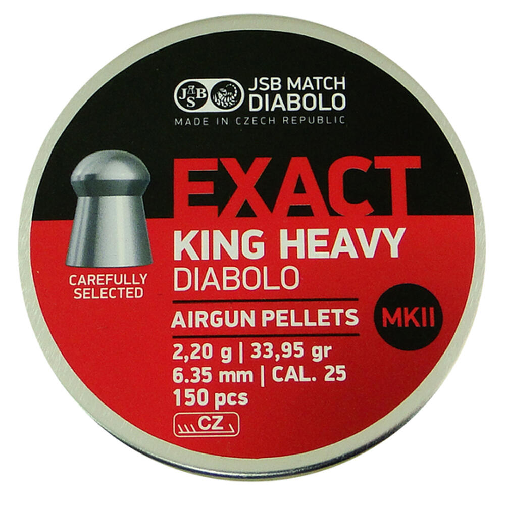 JSB Śrut Exact King Heavy 6,35 mm 150 szt. (546398-150) 546398-150