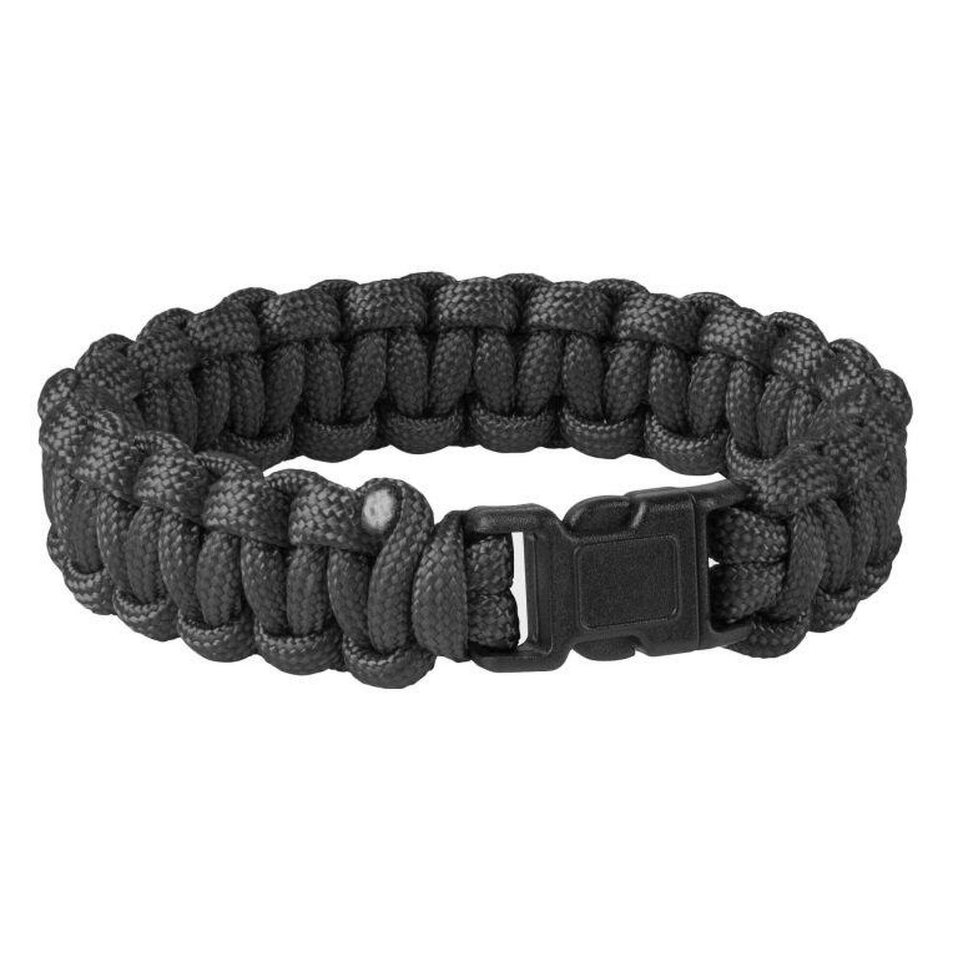 HELIKON-TEX POLSKA bransoletka Helikon SURVIVAL BRACELET - Paracord - Black (AC-SBR-NL-01) AC-SBR-NL-01