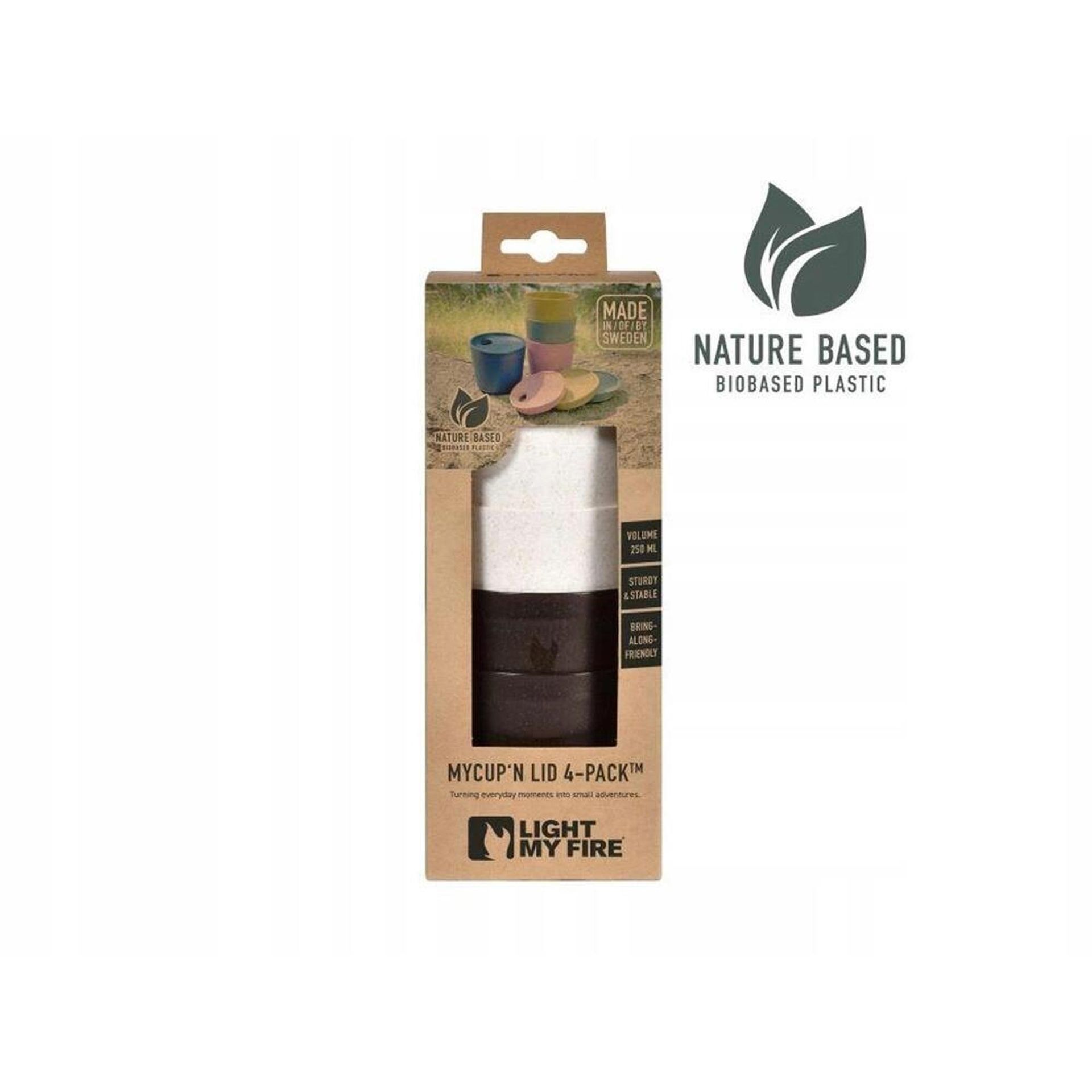 Light My Fire Mycup`N Lid Short 4-Pack Cocoa Cream