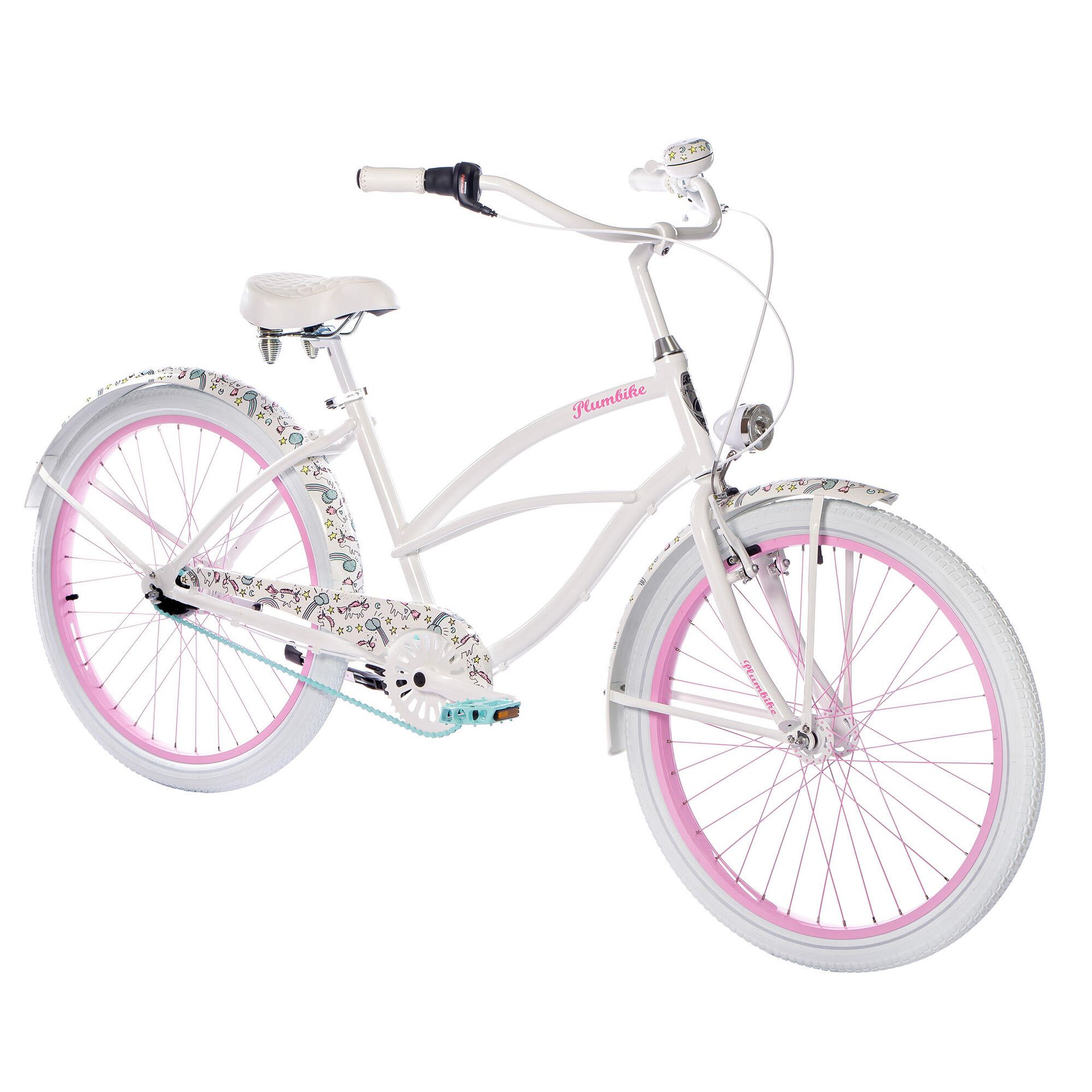 Rower miejski damski La Donna Unique Hearts 3B rama 19,5