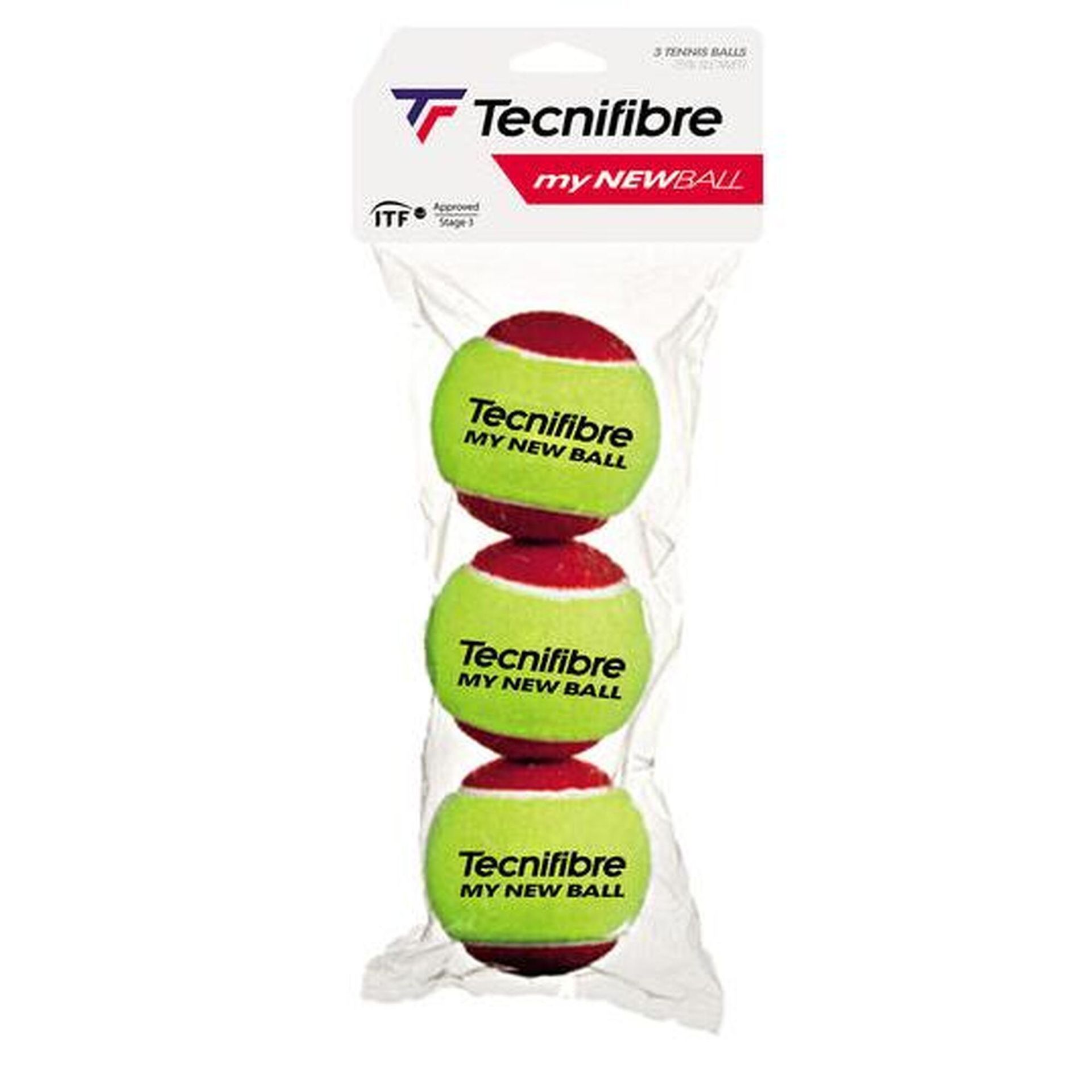 Tecnifibre My New Ball Teaching Balls ITF (3 szt.) 63BALMYNEW