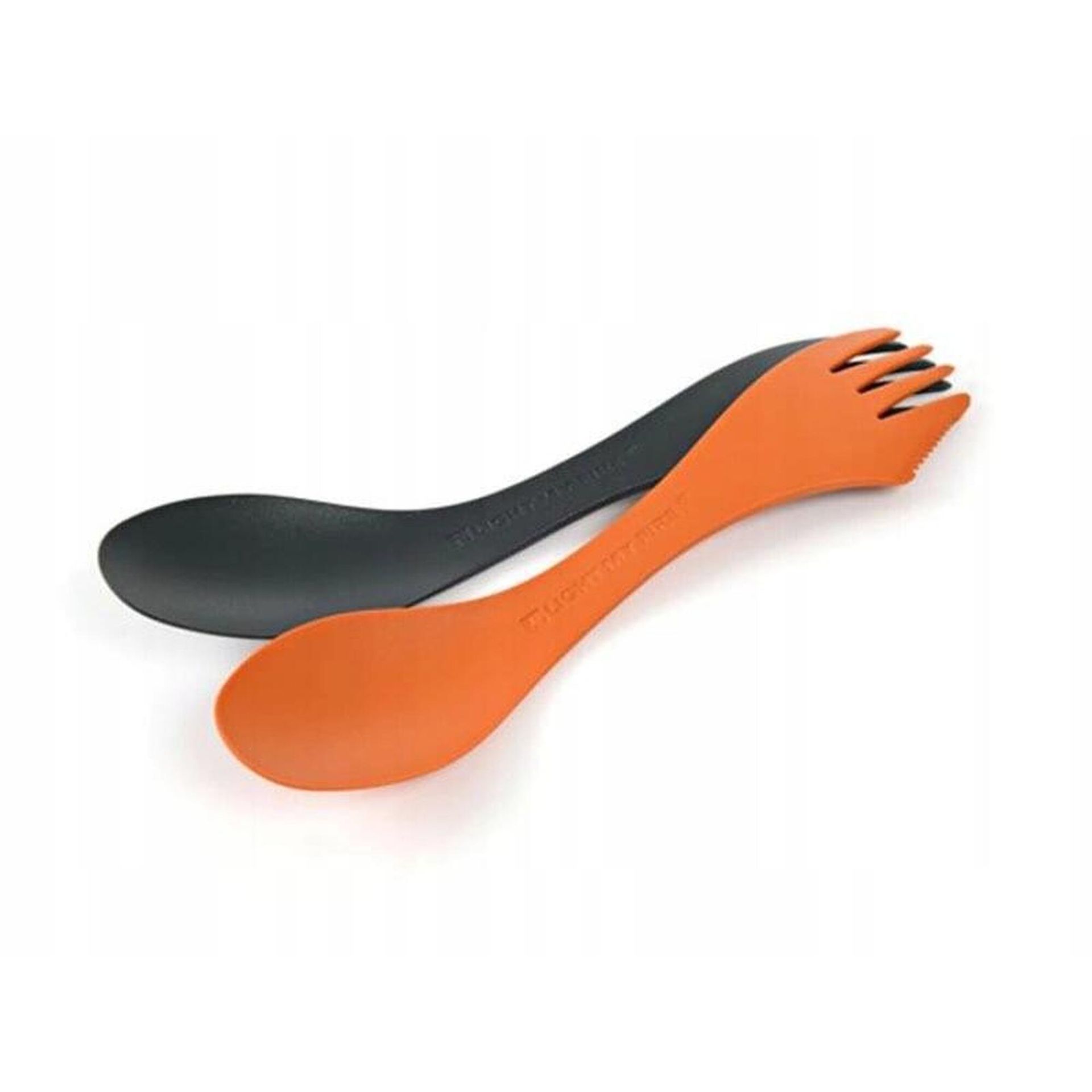 Light My Fire Spork Medium BIO 2-pak, rustyorange/slatyblack 2020 Sztućce turystyczne 2412511513