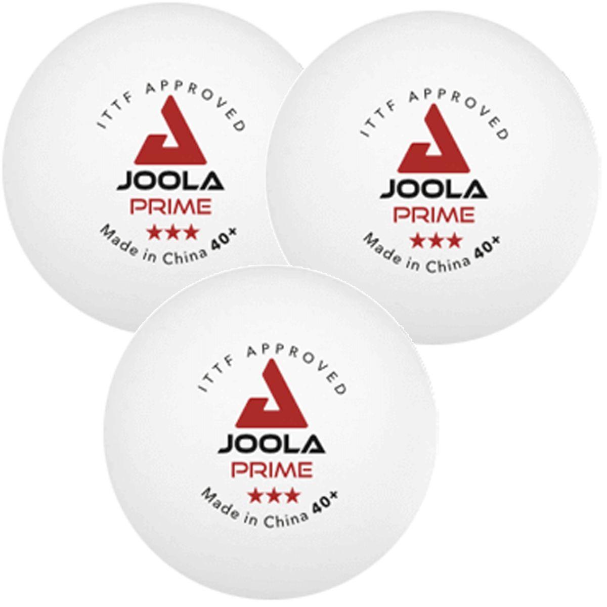Piłki Joola  Prime *** 40+ White (3 Pack)