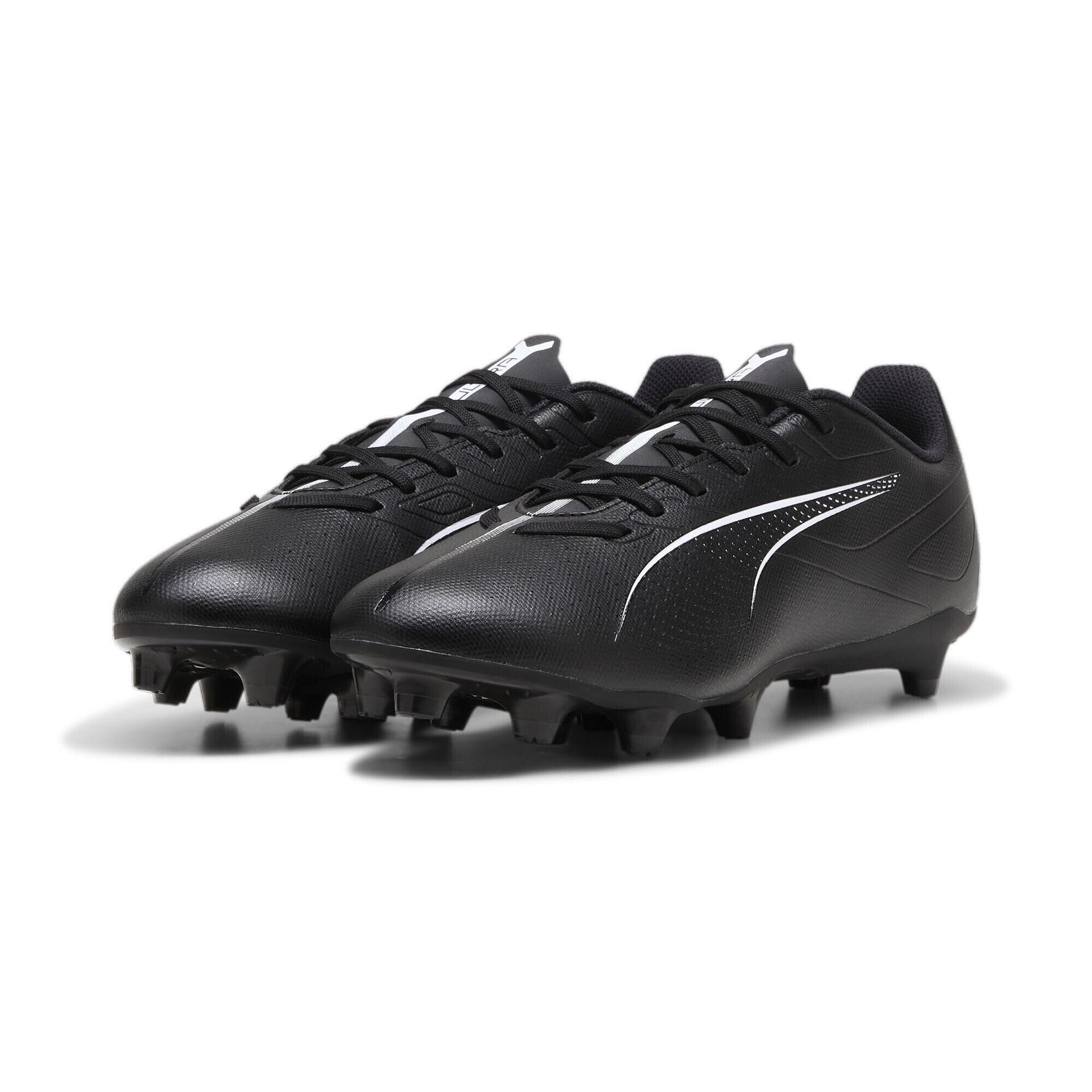 PUMA Unisex Ultra 5 Play Fg/Ag buty piłkarskie, Czarna puma, biała puma, 46 EU