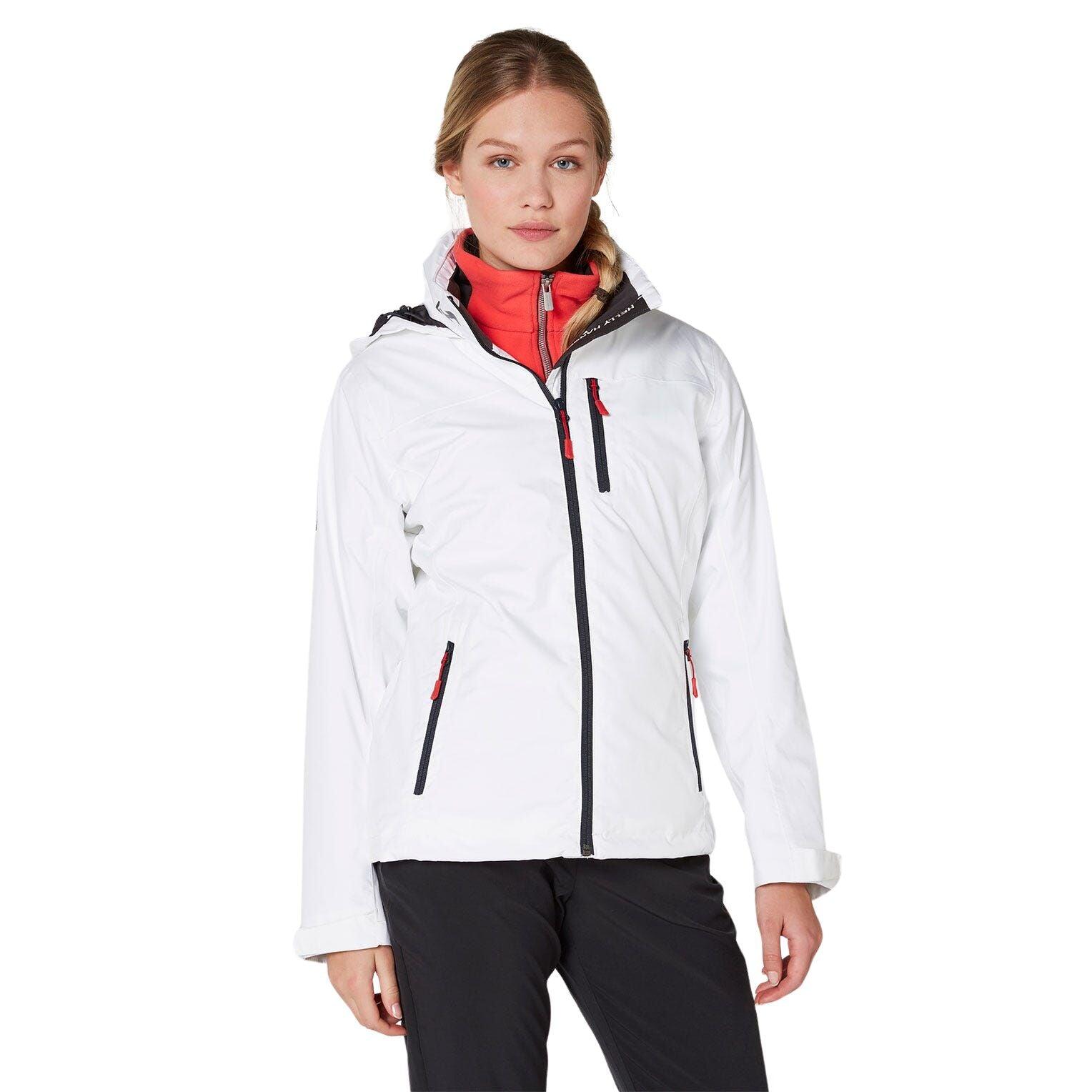 Helly Hansen damska kurtka w Crew Hooded midlayer Jacket, biały, m 33891_001 WHITE_M