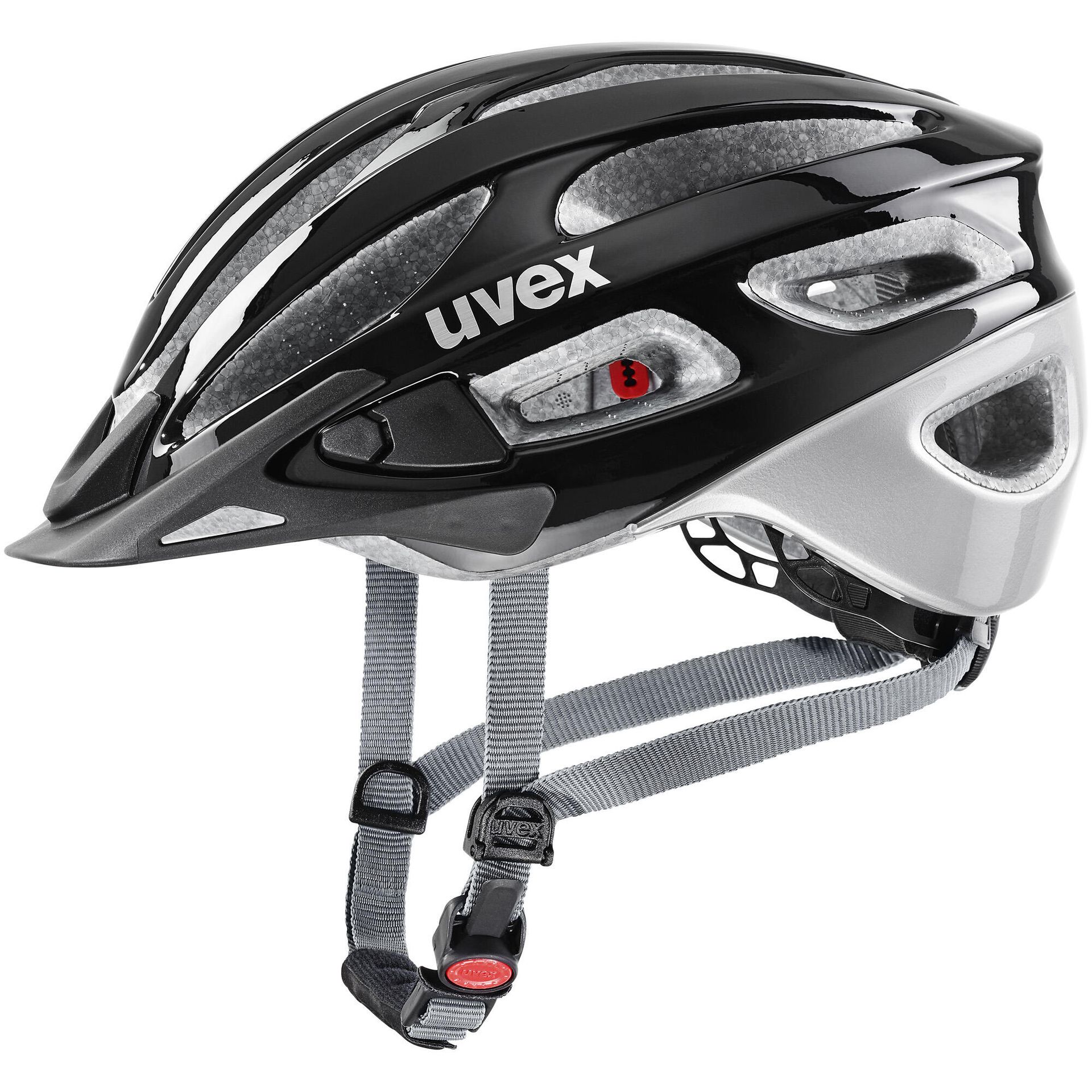 UVEX True Helmet, czarny/srebrny 52-55cm 2022 Kaski miejskie i trekkingowe S4100530515