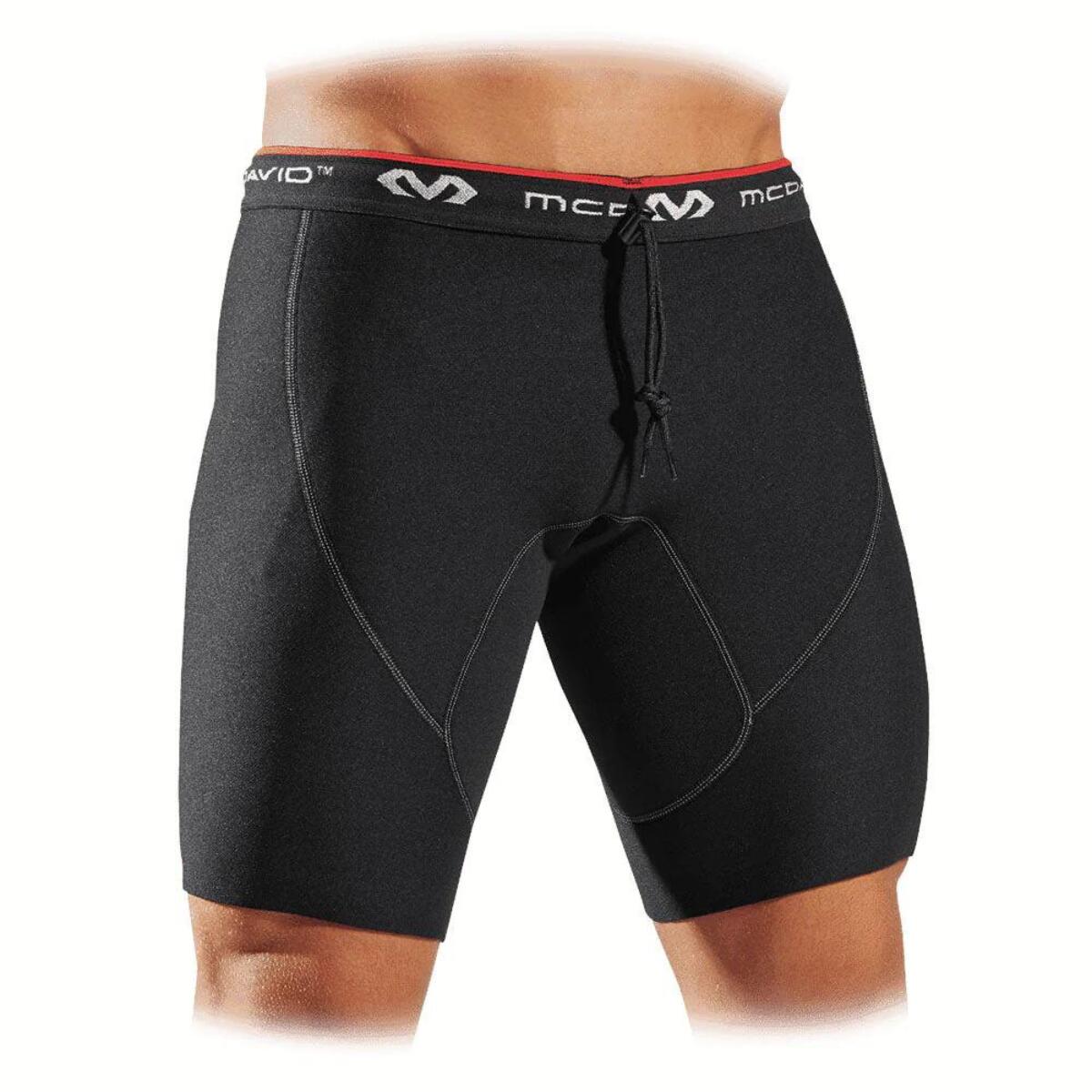 McDavid Neoprene Support śpiwór dla ryb łososiowatych, Shorts, czarny, M MD479-01-33