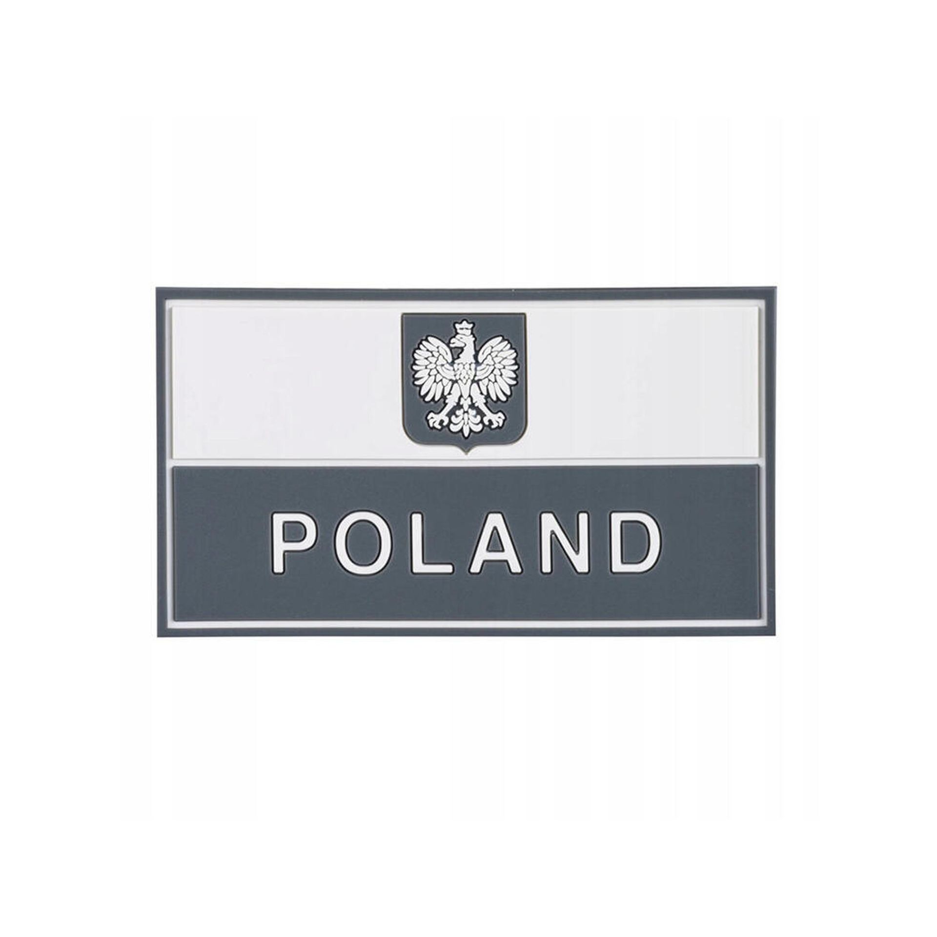 Helikon TEX / POLSKA Emblemat Flaga PL z godłem (90 x 50 mm) Gaszona (OD-P29-RB-19) OD-P29-RB-19