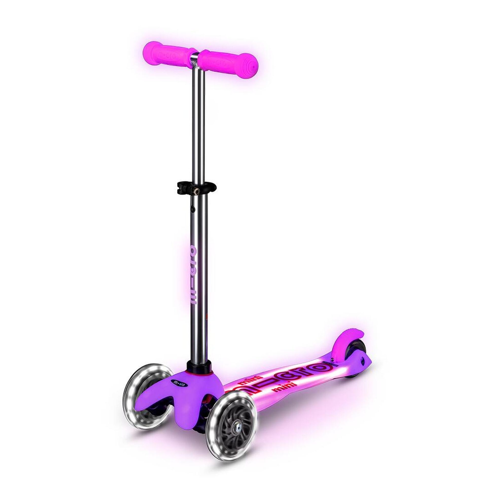 Hulajnoga Mini Micro Deluxe Glow LED Plus Frosty Pink