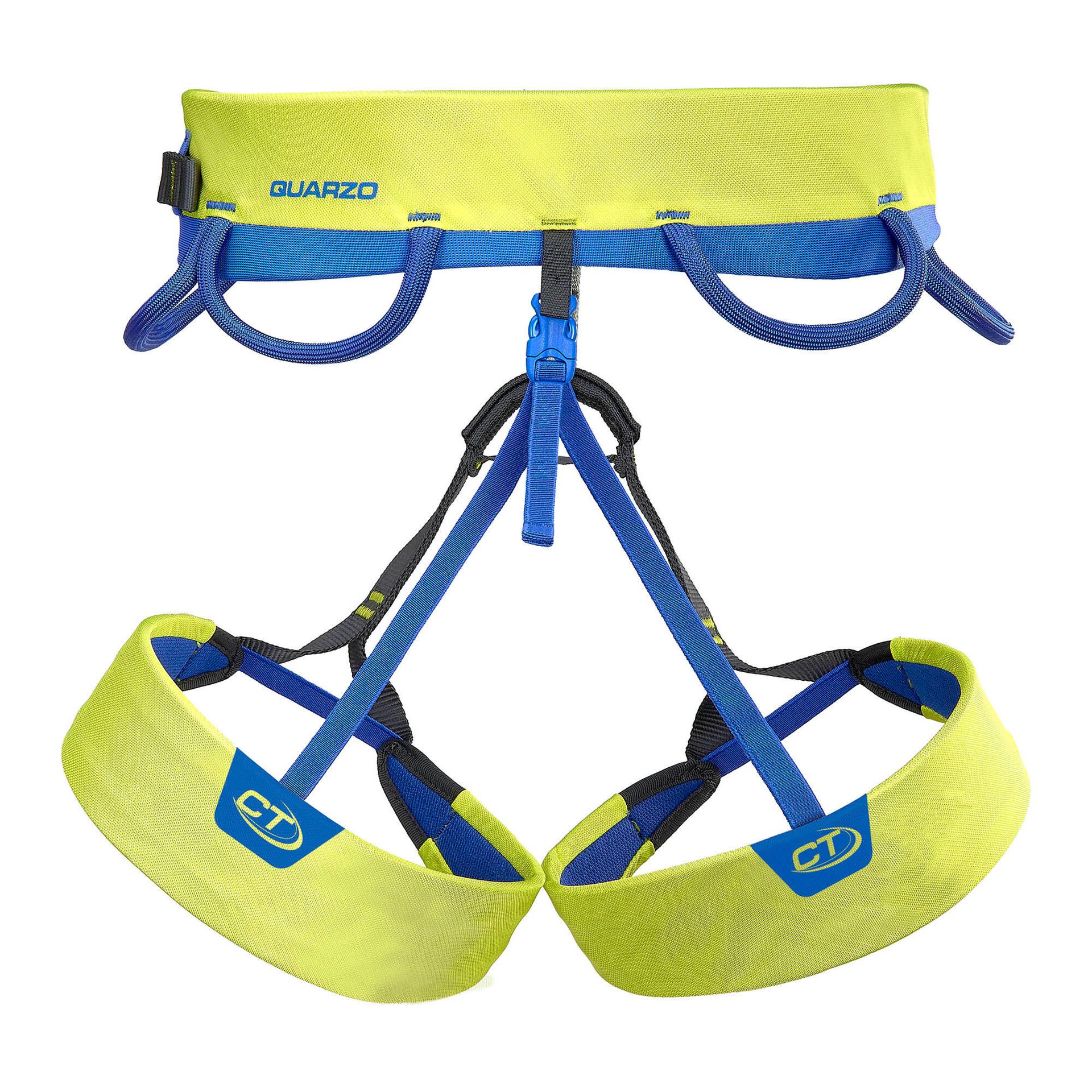 Climbing Technology Quarzo Uprząż wspinaczkowa S, green7blue S 2021 Uprzęże biodrowe 7H173B0CTSTD