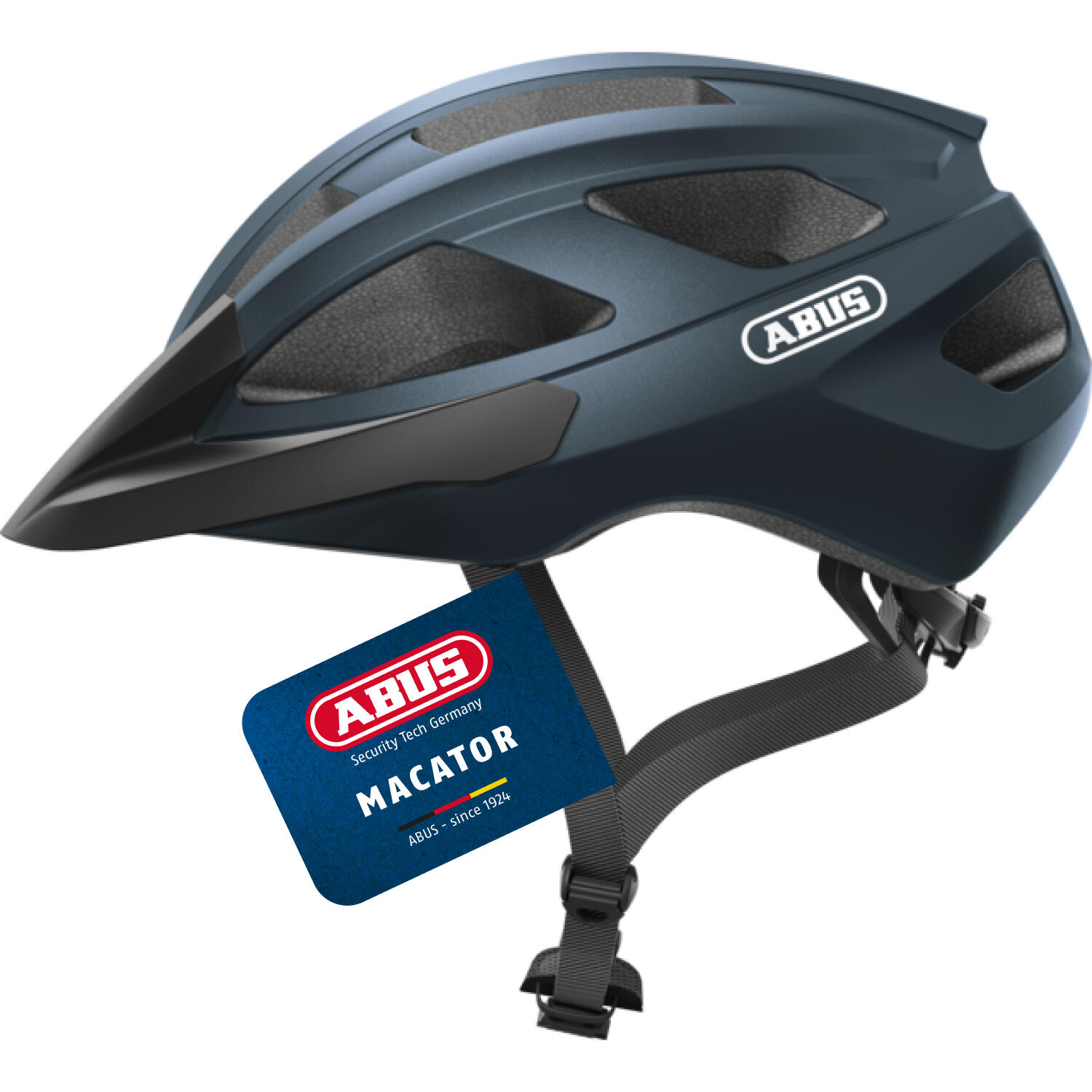 Kask rowerowy szosowy Abus Macator Midnight blue rozmiar S 51-55 cm granat