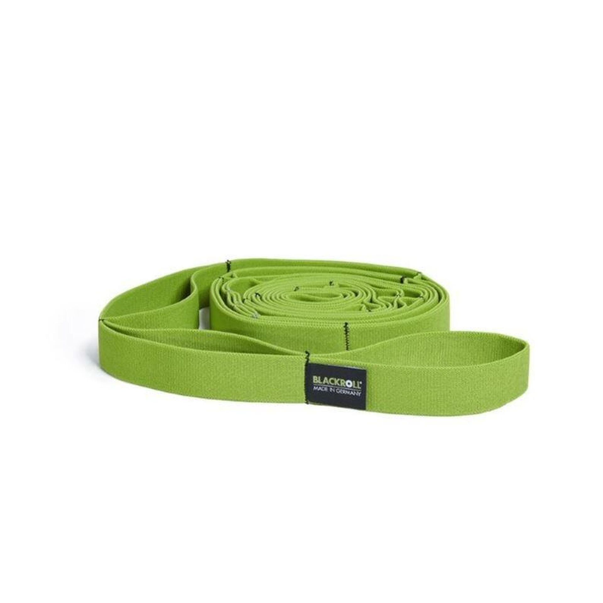 Blackroll Band taśmy fitness. Taśmy w różnych mocach rezystora (łatwa średnia silna ekstremalnie silna), co zapewnia stabilną muskulaturę. Pojedynczo lub w zestawie w różnych kolorach., zielony, j AMUKMBGN