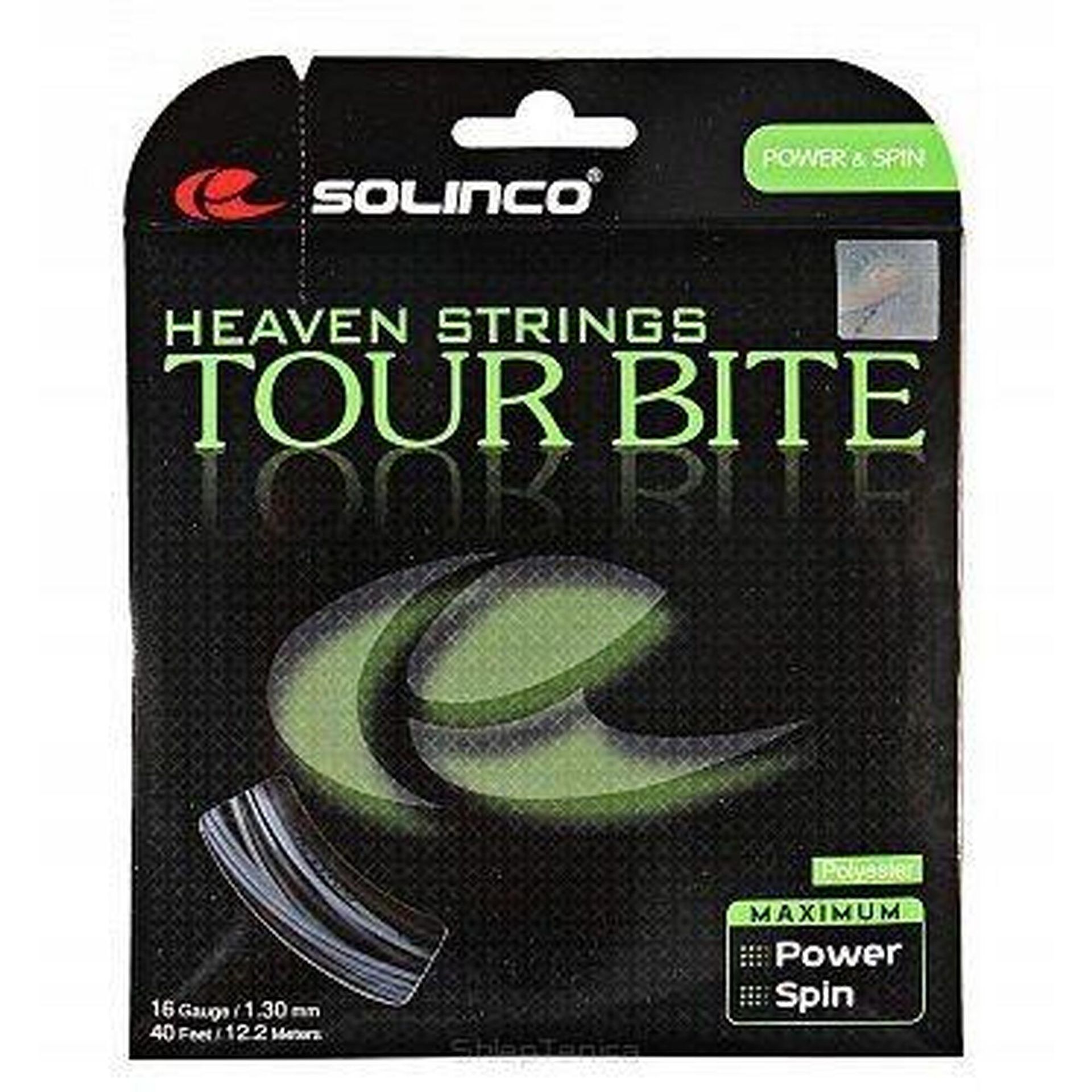 Solinco Zestaw Tour Bite struny, srebrny, 12.2 m, 0555020120200004 S-TB-18S-1,15 mm (S-TB-18S-1,15  mm)
