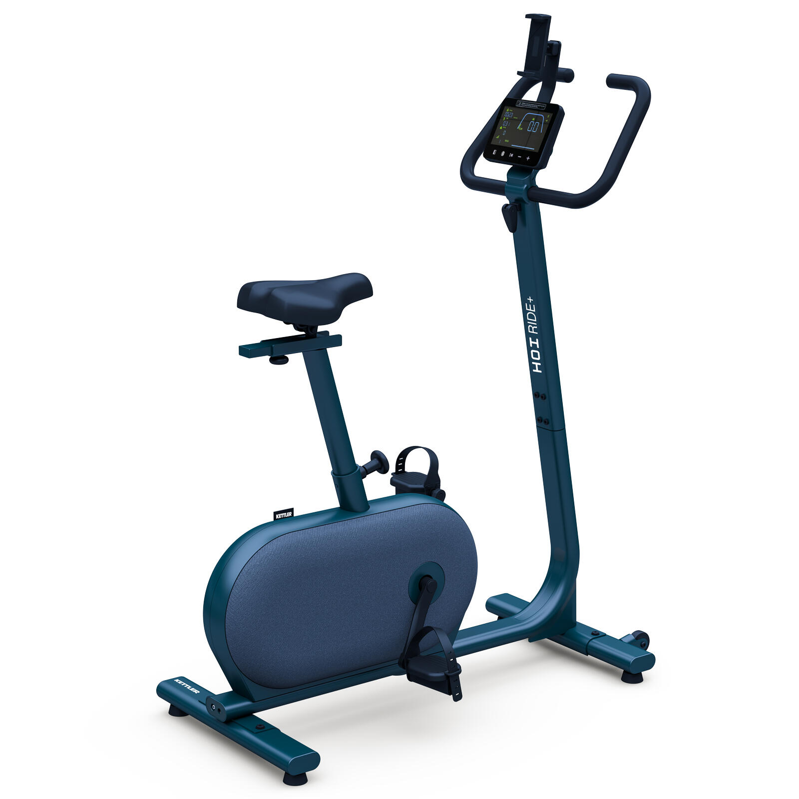 Rower stacjonarny KETTLER Hoi Ride+ blueberry green