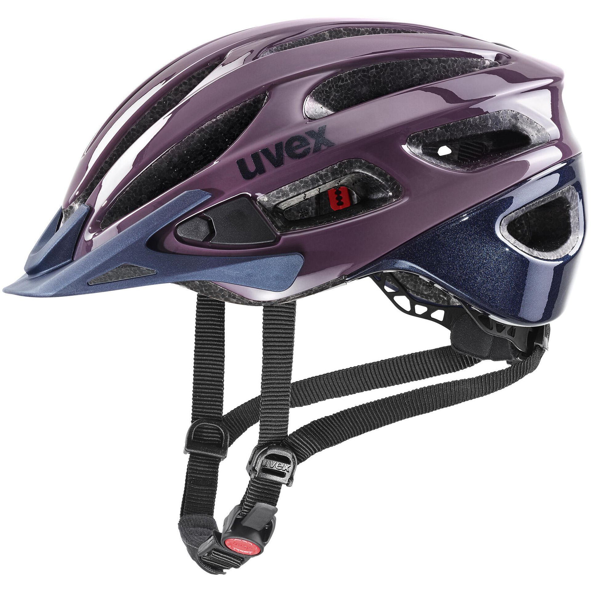 UVEX True Helmet, fioletowy 52-55cm 2022 Kaski miejskie i trekkingowe S4100530715