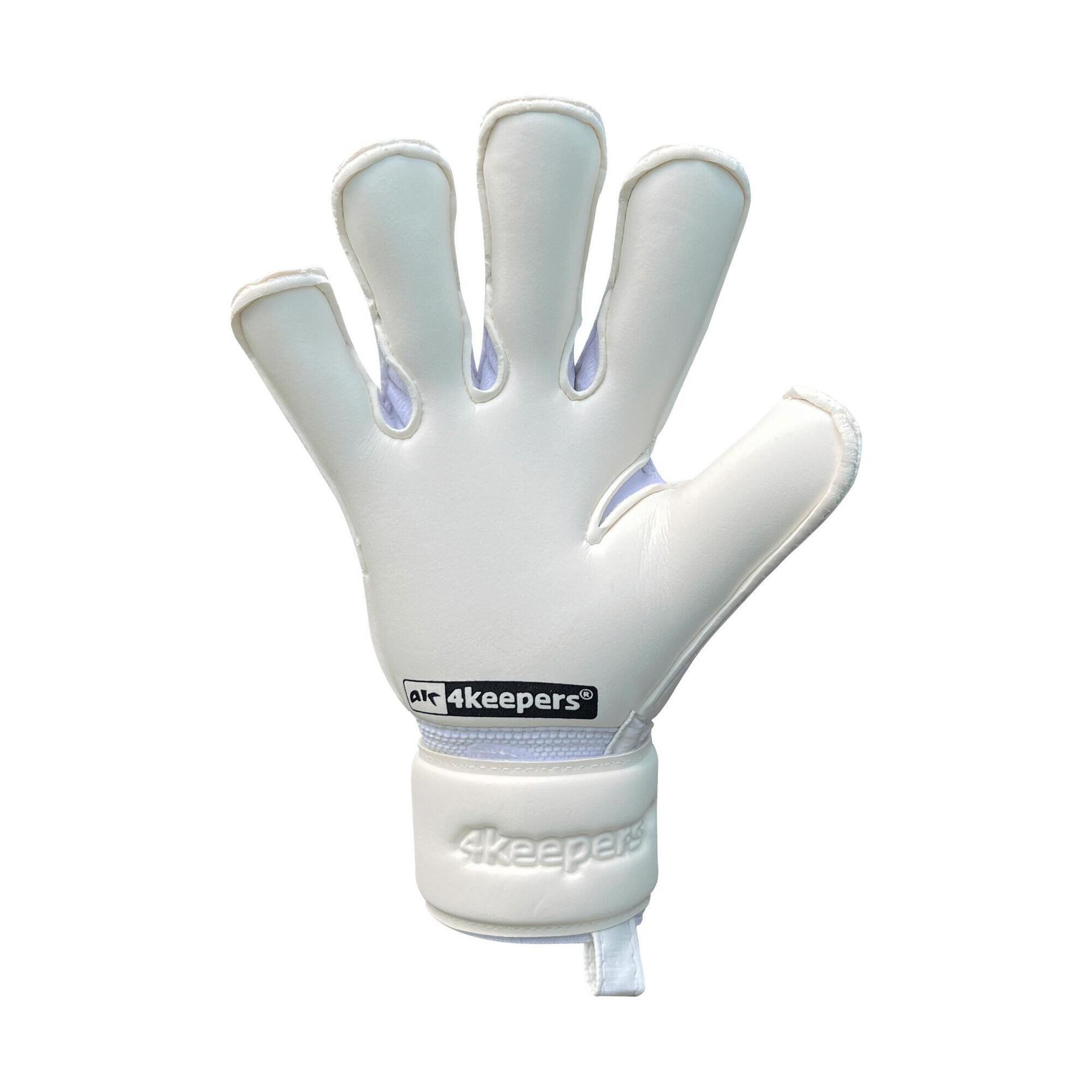 Rękawice bramkarskie 4keepers Retro 42 RF2G biały WYSYŁKA W 24H 30 DNI NA ZWROT