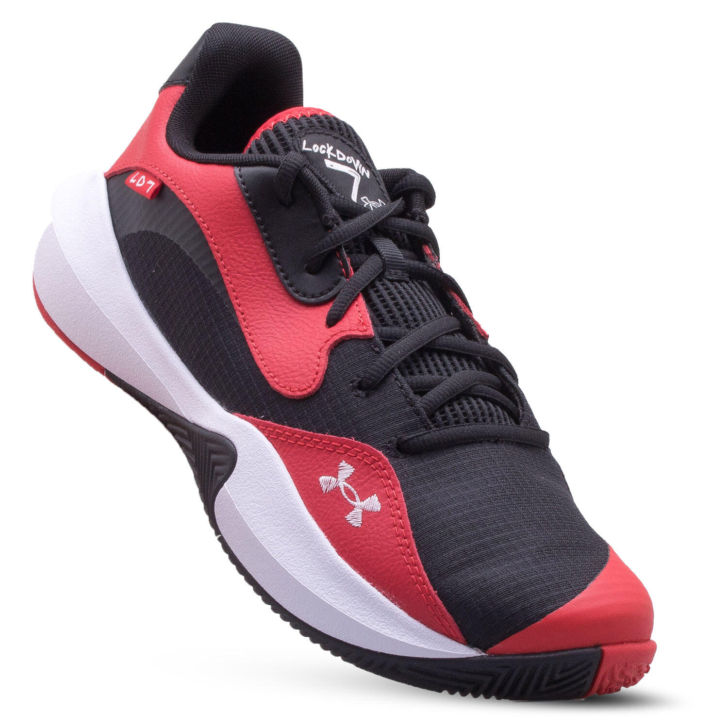 Buty do koszykówki uniseks Under Armour UA Lockdown 7 Low - czarne