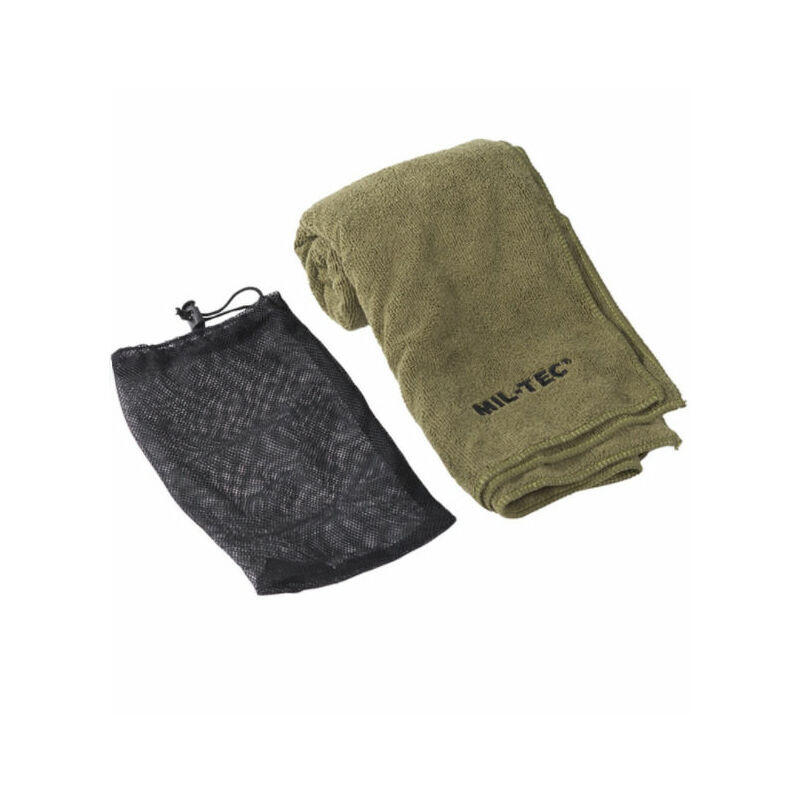 Ręcznik szybkoschnący Mil-Tec mikrofibra - olive 60 x 120 cm (16011111) 16011111