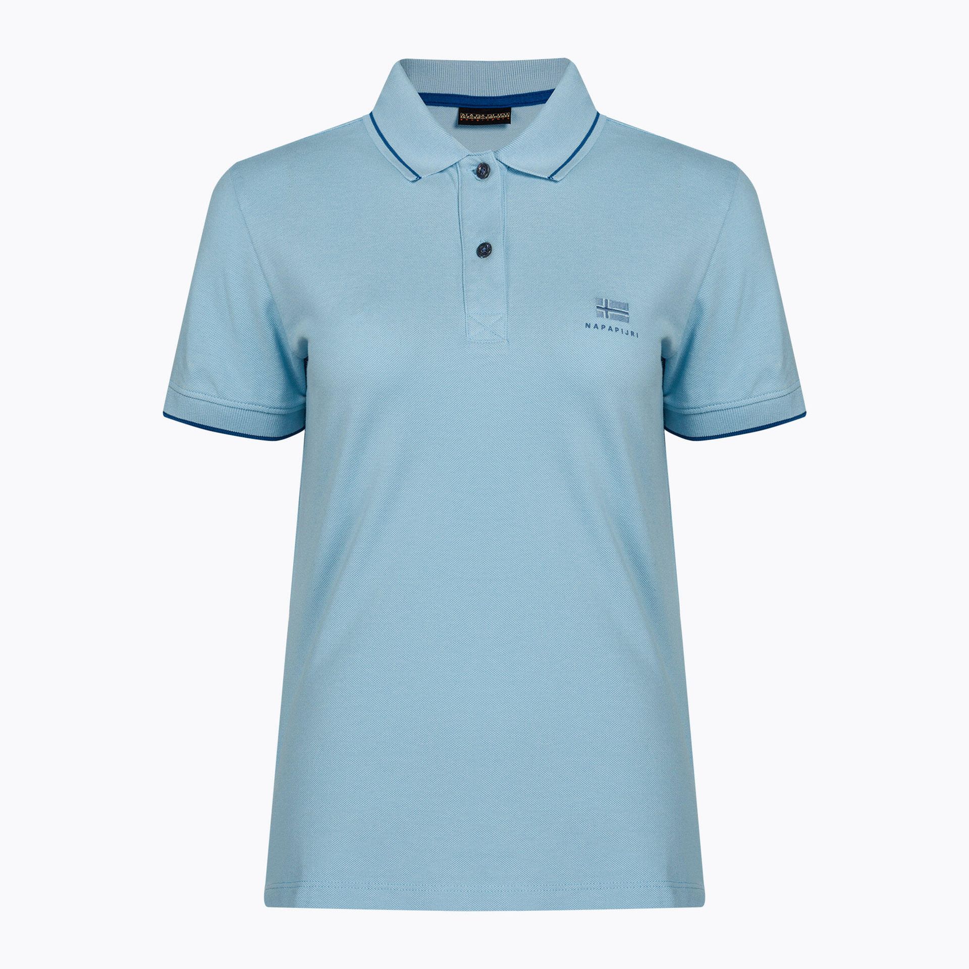 Koszulka polo damska Napapijri E-Nina blue clear M