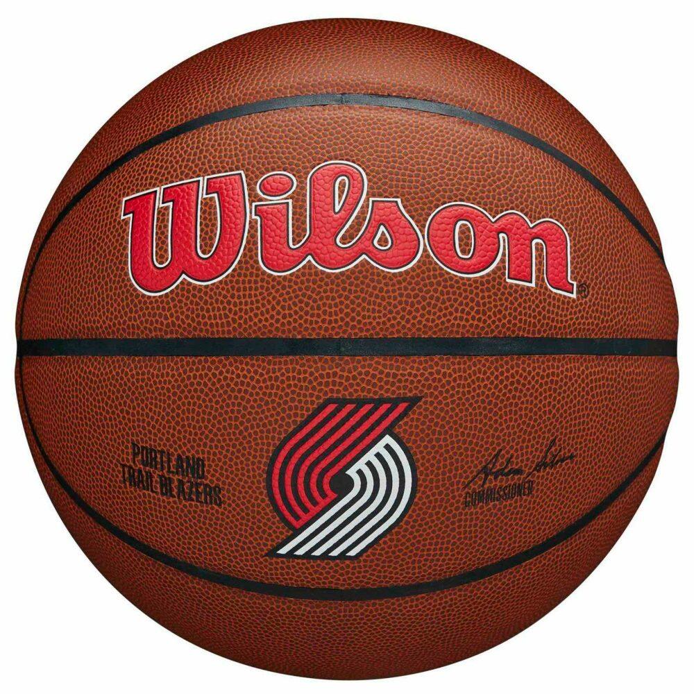 Piłka do koszykówki Wilson NBA Team Alliance Portland Trail Blazers brown rozmiar 7