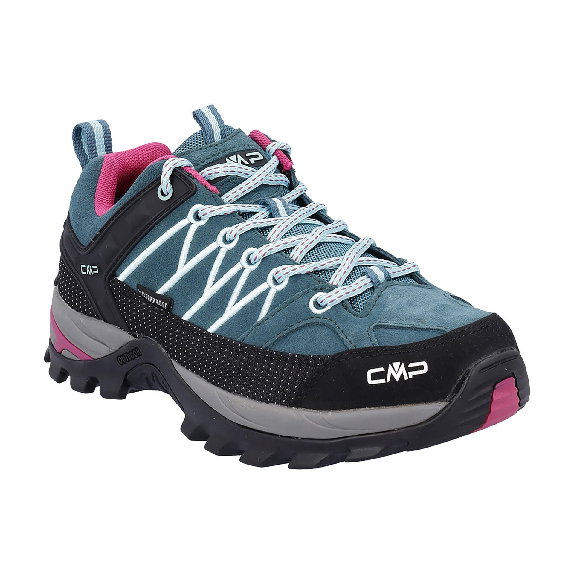 CMP Rigel Wp niskie buty trekkingowe damskie, Deep Lake Acqua, 43 EU