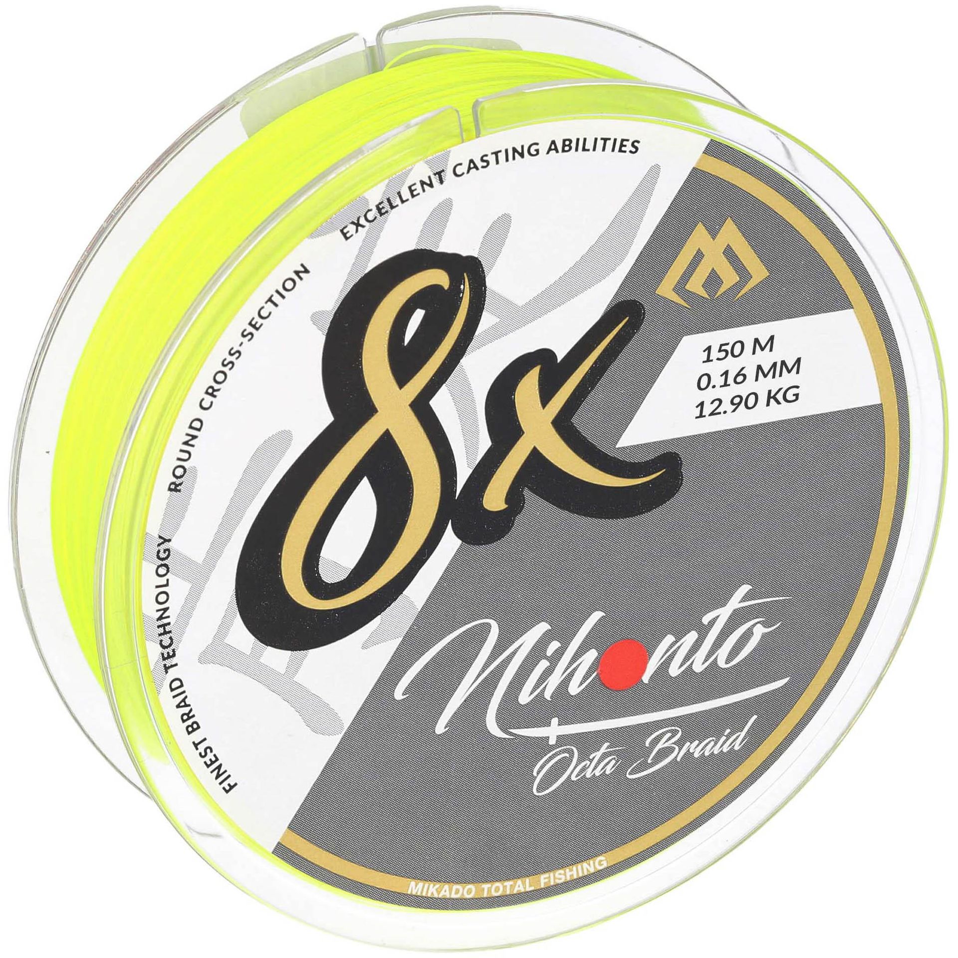 Mikado Nihonto Octa Braid Fluo 0,18mm 150m gratis