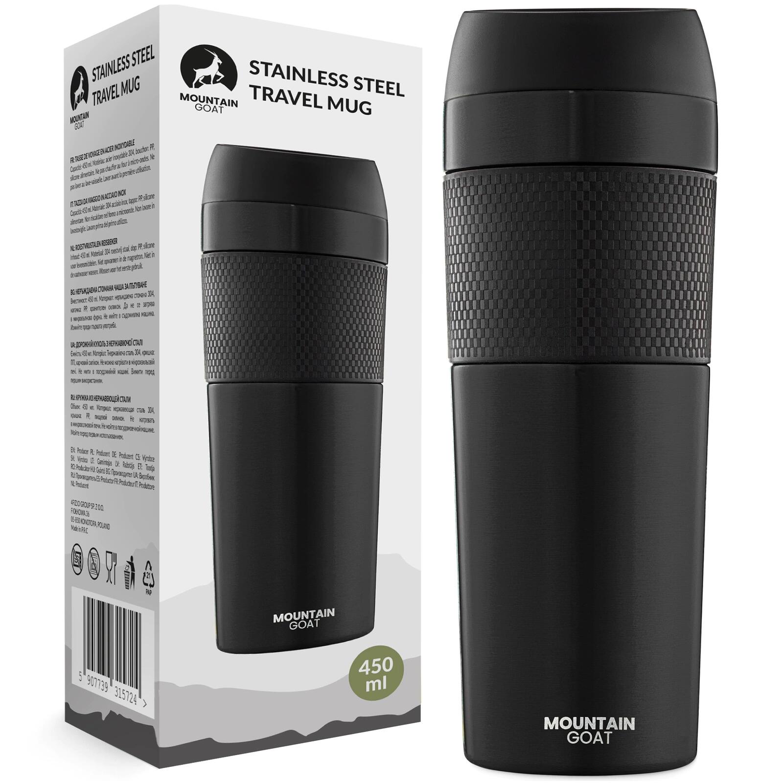 Kubek Termiczny Termos Gorące Napoje Do 12H-24H Kawa Herbata Szczelny 400ml