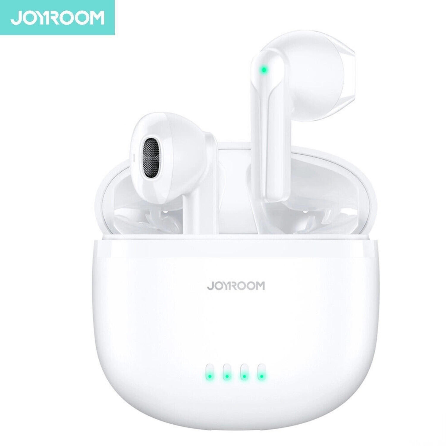 Joyroom TWS ENC wodoodporne IPX4 Bluetooth 5.3 biały (JR-TL11)