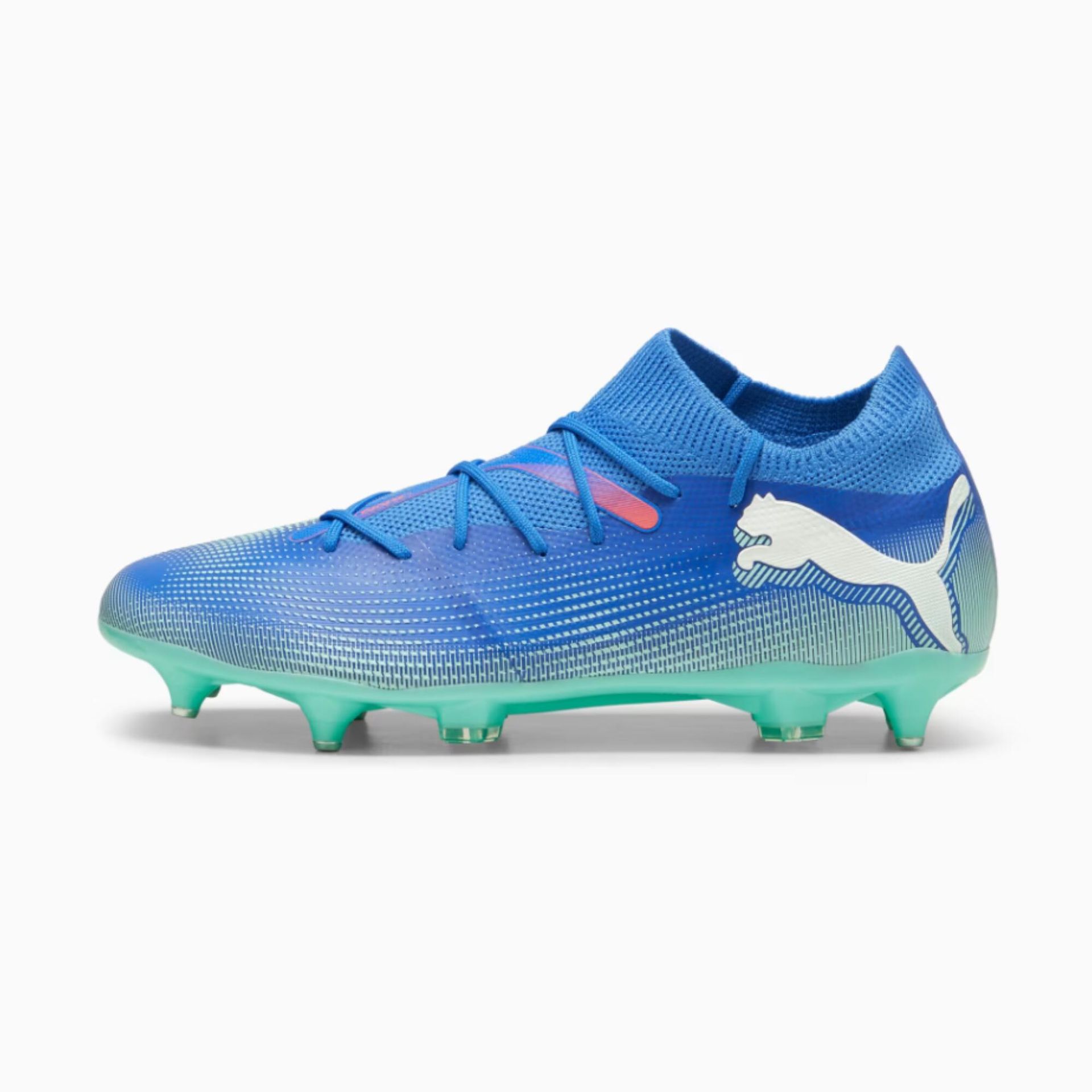 Buty piłkarskie PUMA Future 7 Match MxSG blue mazing/puma white/electric peppermint WYSYŁKA W 24H 30 DNI NA ZWROT