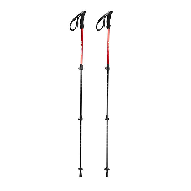 Kije trekkingowe Fjord Nansen Gravel 2.0 red - ONESIZE