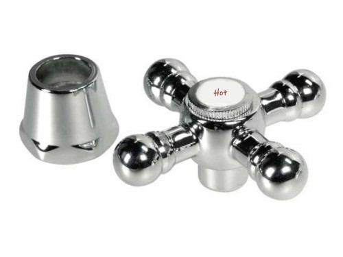 Diamond Pokrętło Chrom -E Retro , Woda Ciepła DPOK.E-RETR 1110003449986