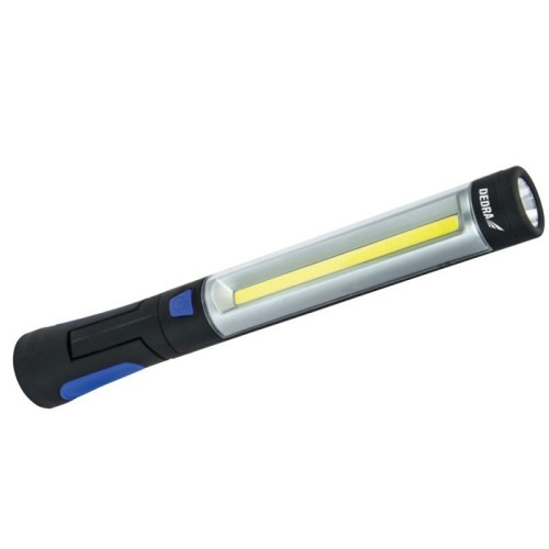 Latarka Aku. 3W Cob Led+3W Zasilacz Usb Na 230V I 12V