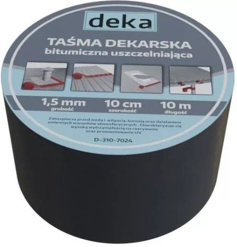 Deka Taśma Uszczelniająca Dekarska Alubutyl 10Cm*10Mb Ceglasty D-410-8004 5908235764238