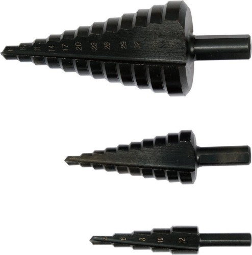 Yato Zestaw Wierteł Stopniowych 3Szt. YT-44732 5906083099670