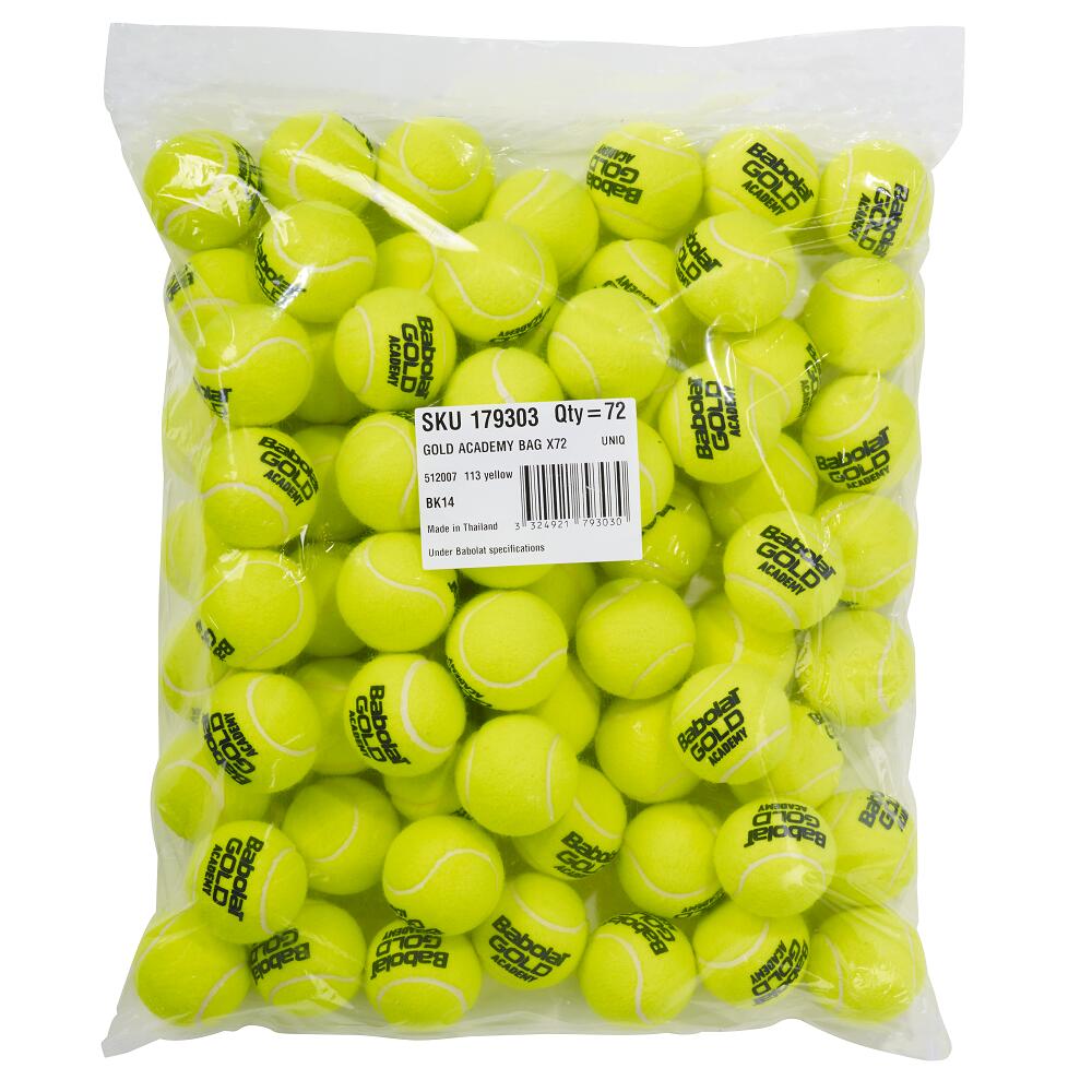 Piłki tenisowe Babolat Gold Academy Box 72 szt. yellow