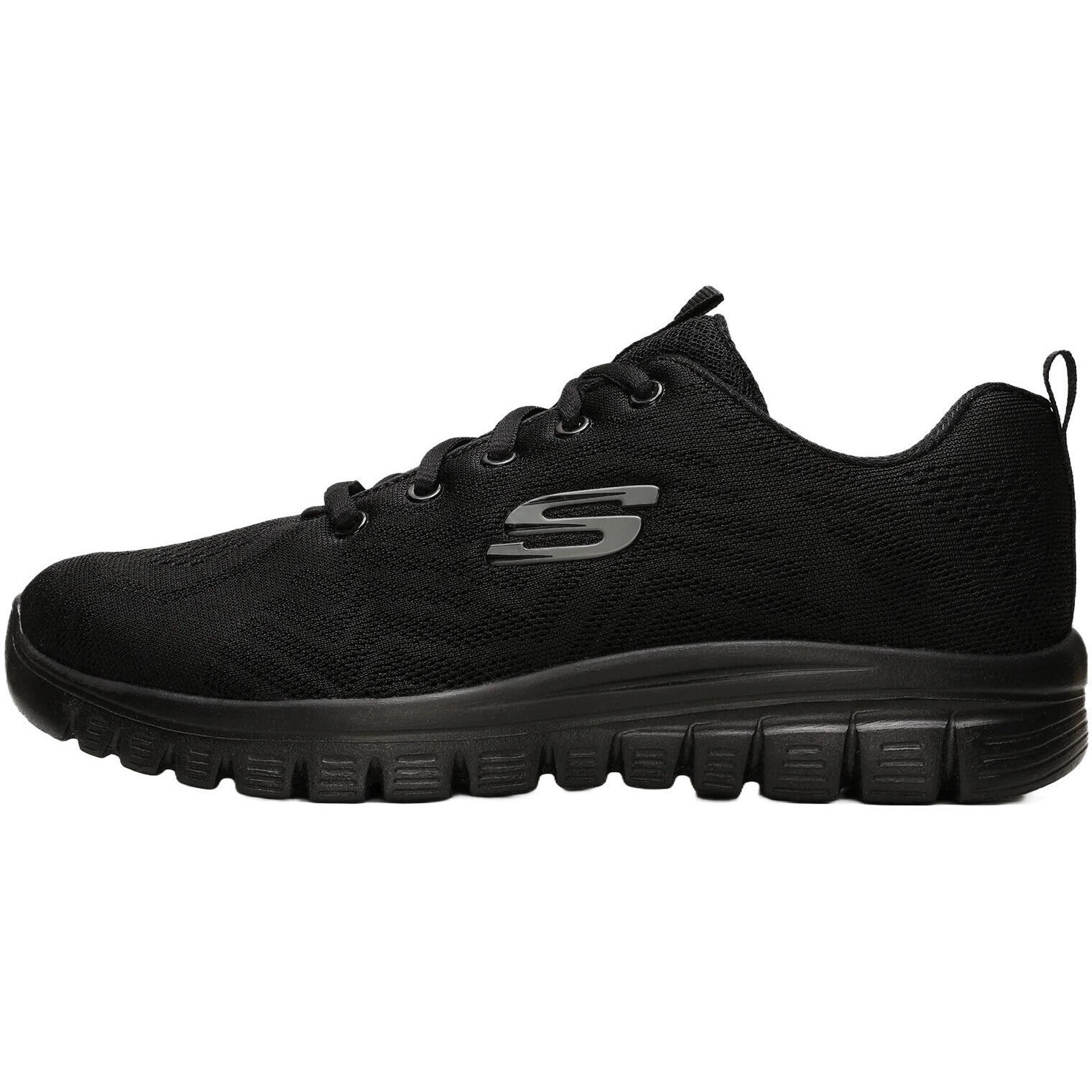 Buty Damskie Skechers 12615WBBK Graceful Get Connected Czarne 37,5